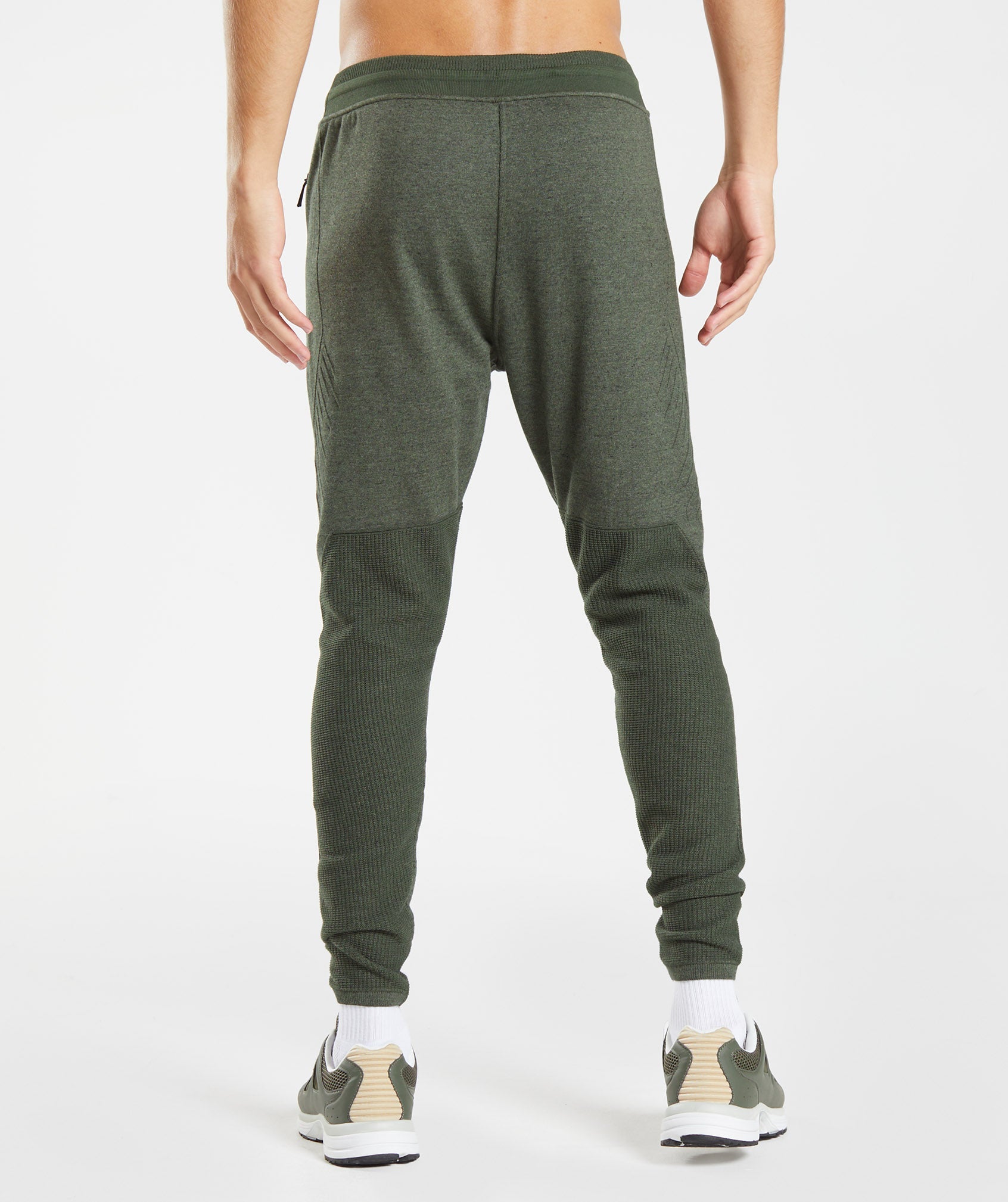 Olive Men's Gymshark Retake Knit Jogger | JRPAXS-501