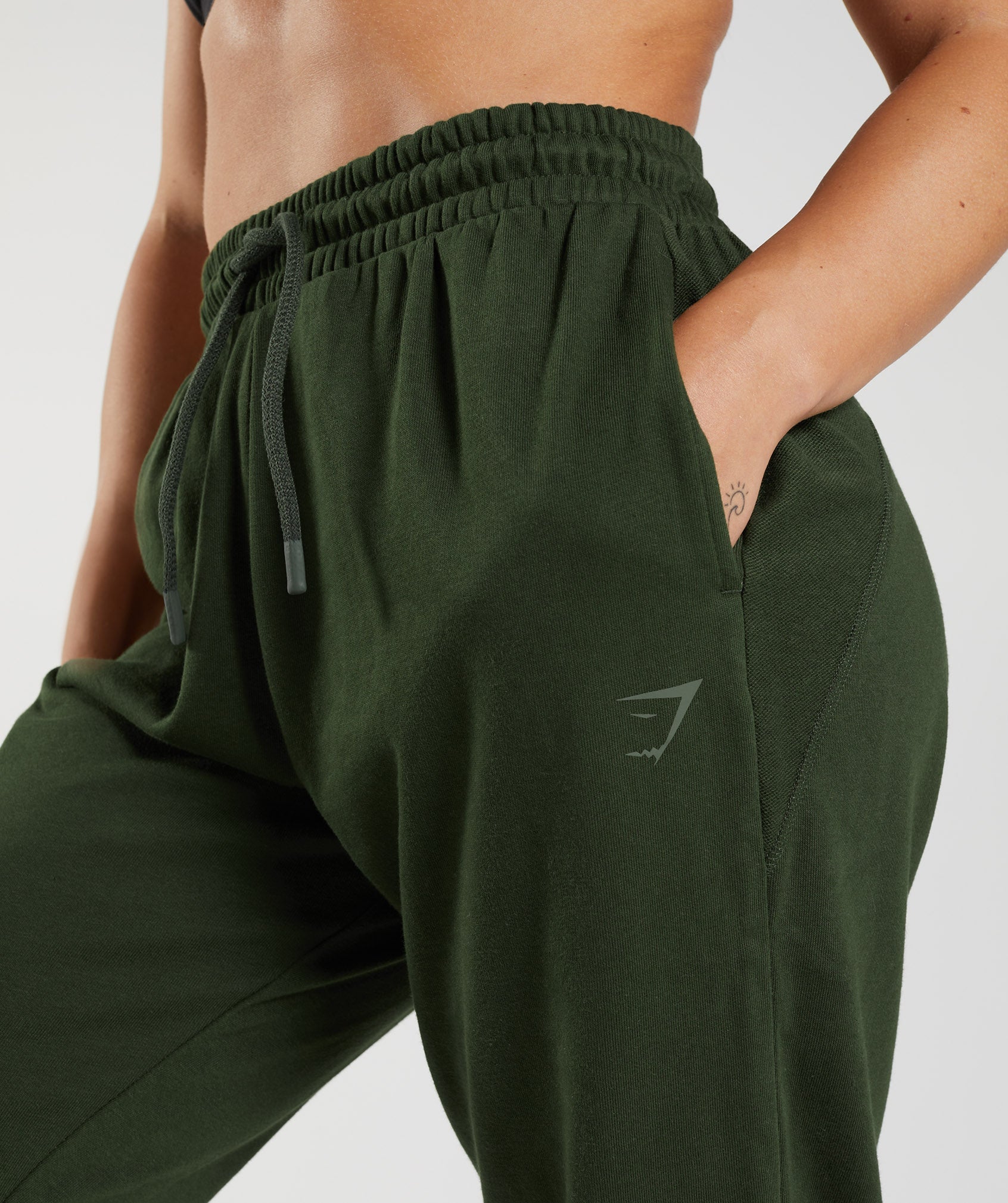 Olive Women's Gymshark GS Power Jogger | FSPNRT-104