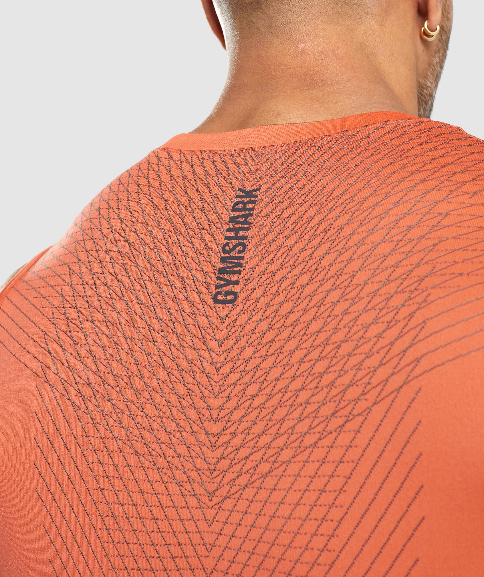 Orange Men's Gymshark Apex Seamless Tanks | DIGMAK-057