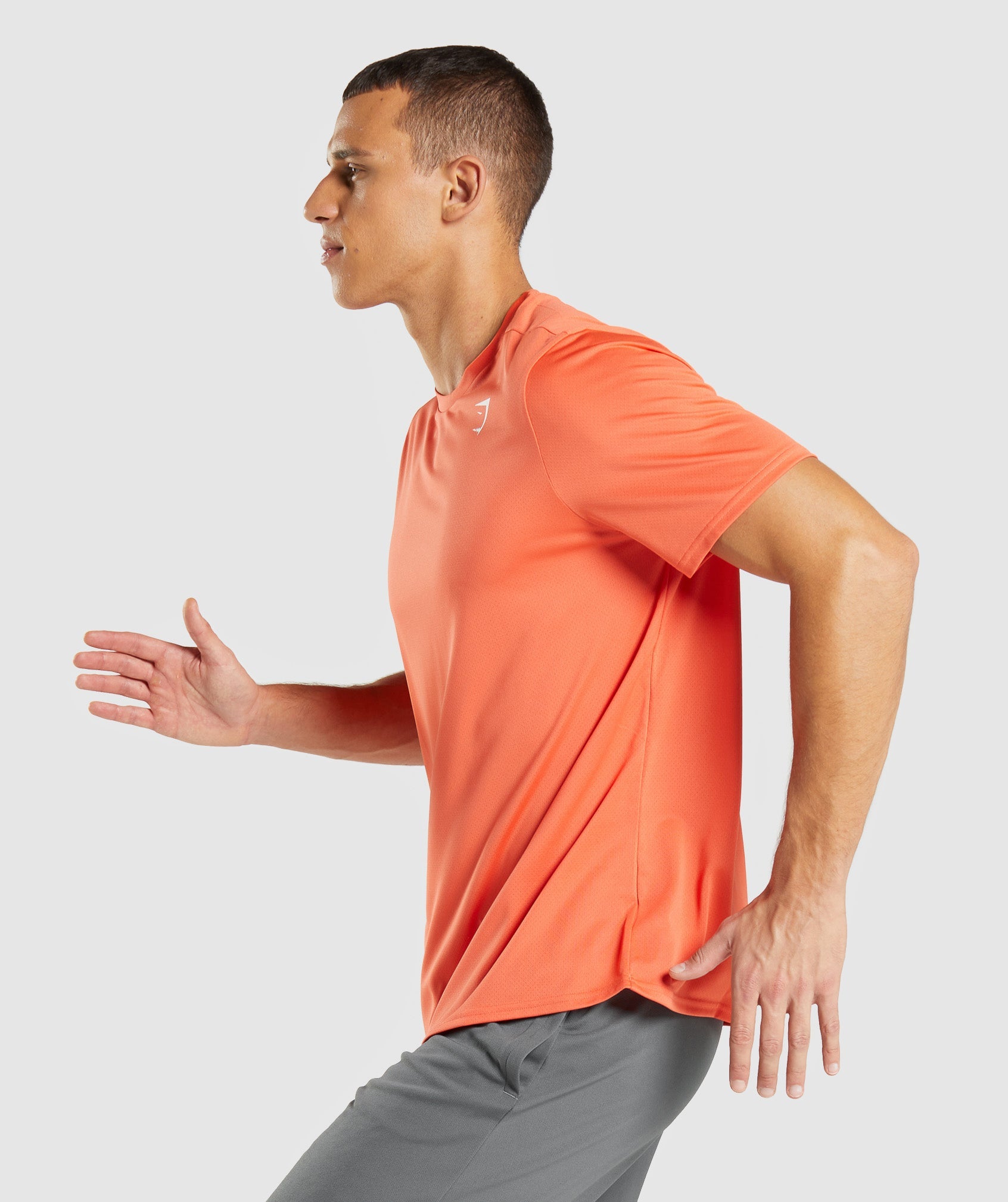 Orange Men's Gymshark Arrival Regular Fit T Shirts | VJSDNG-205