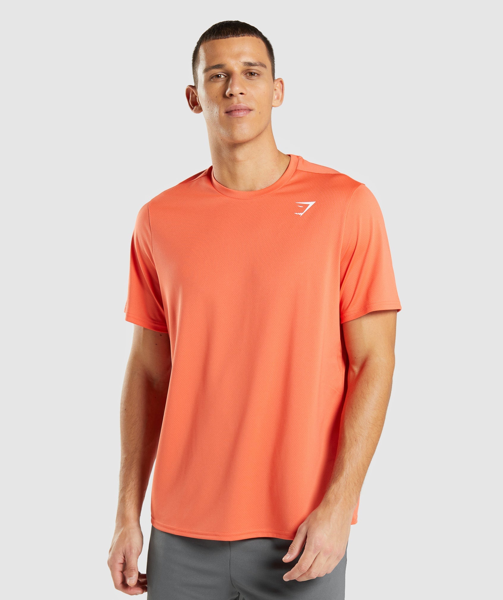 Orange Men\'s Gymshark Arrival Regular Fit T Shirts | VJSDNG-205