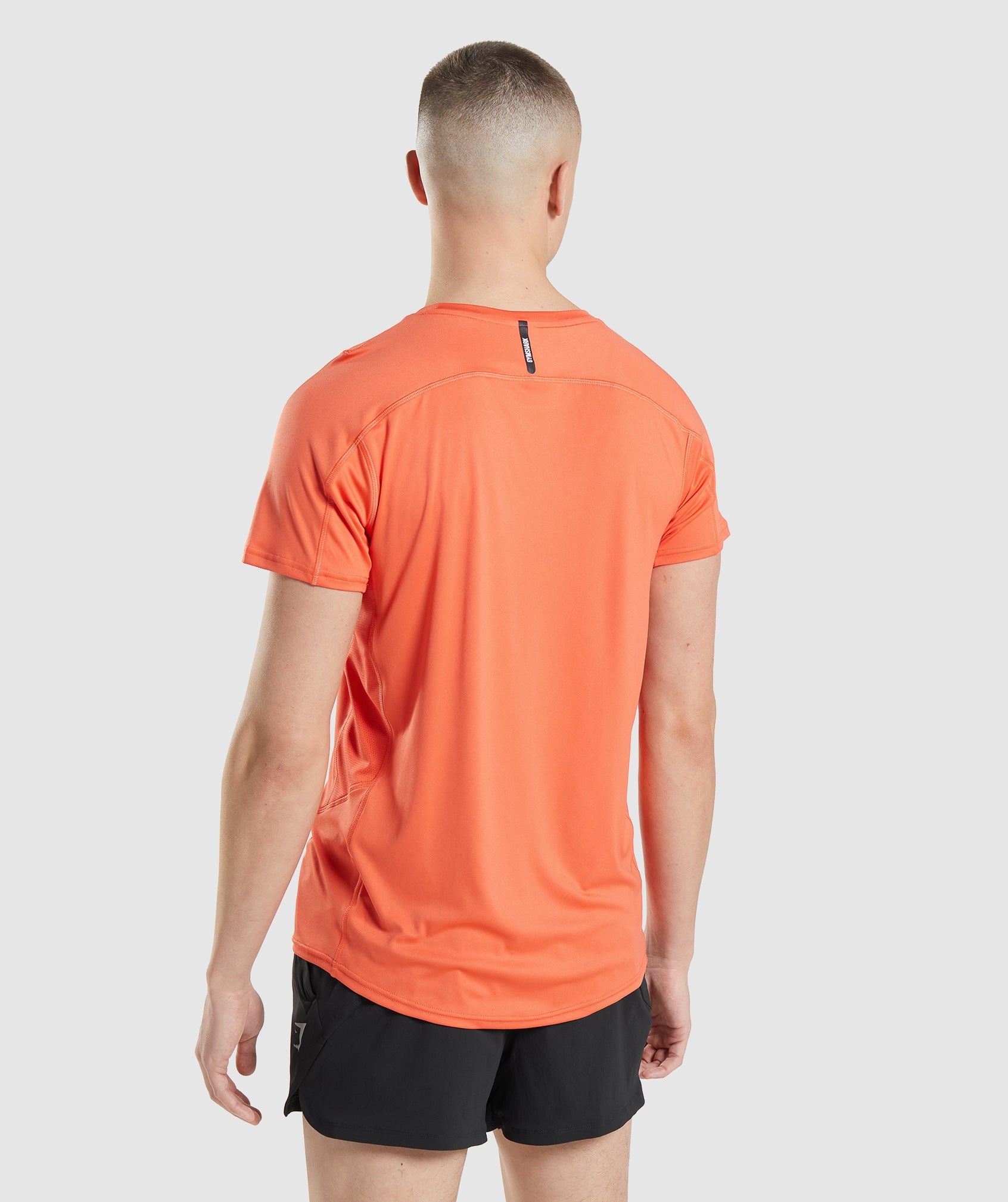 Orange Men's Gymshark Speed Evolve T Shirts | FQUDCT-205