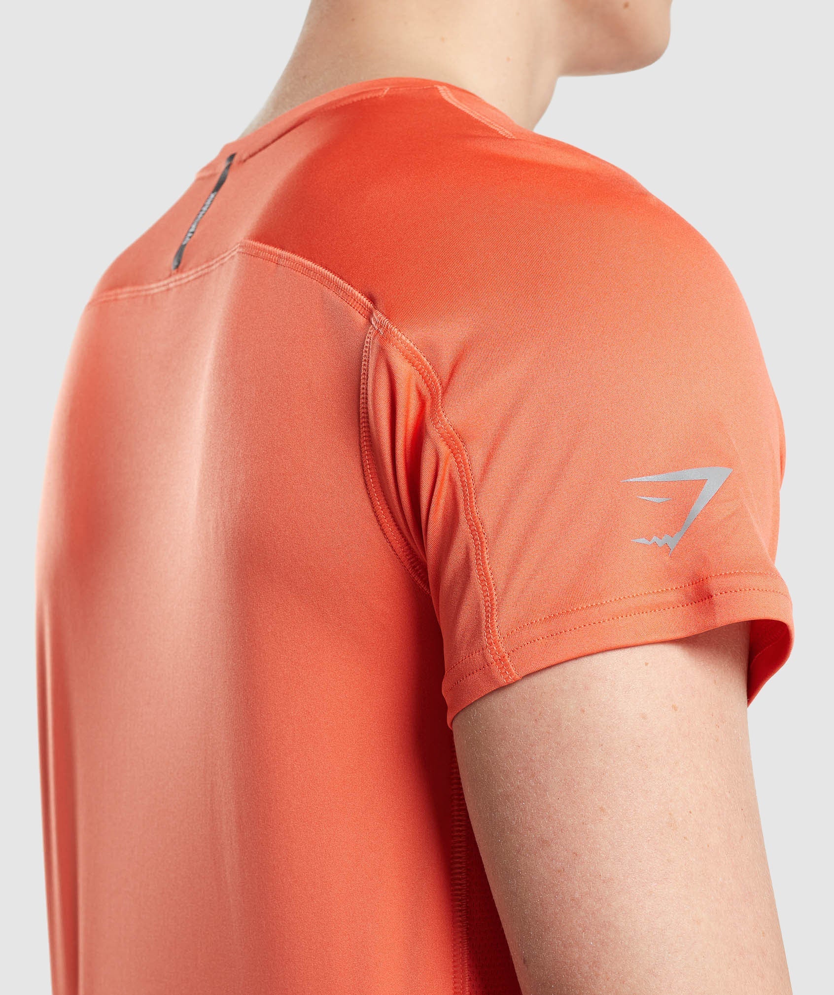 Orange Men's Gymshark Speed Evolve T Shirts | FQUDCT-205