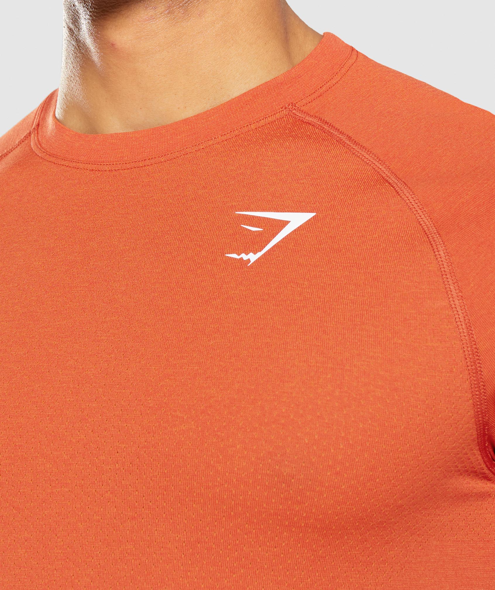 Orange Men's Gymshark Vital Light seamless T Shirts | WEYCSN-067