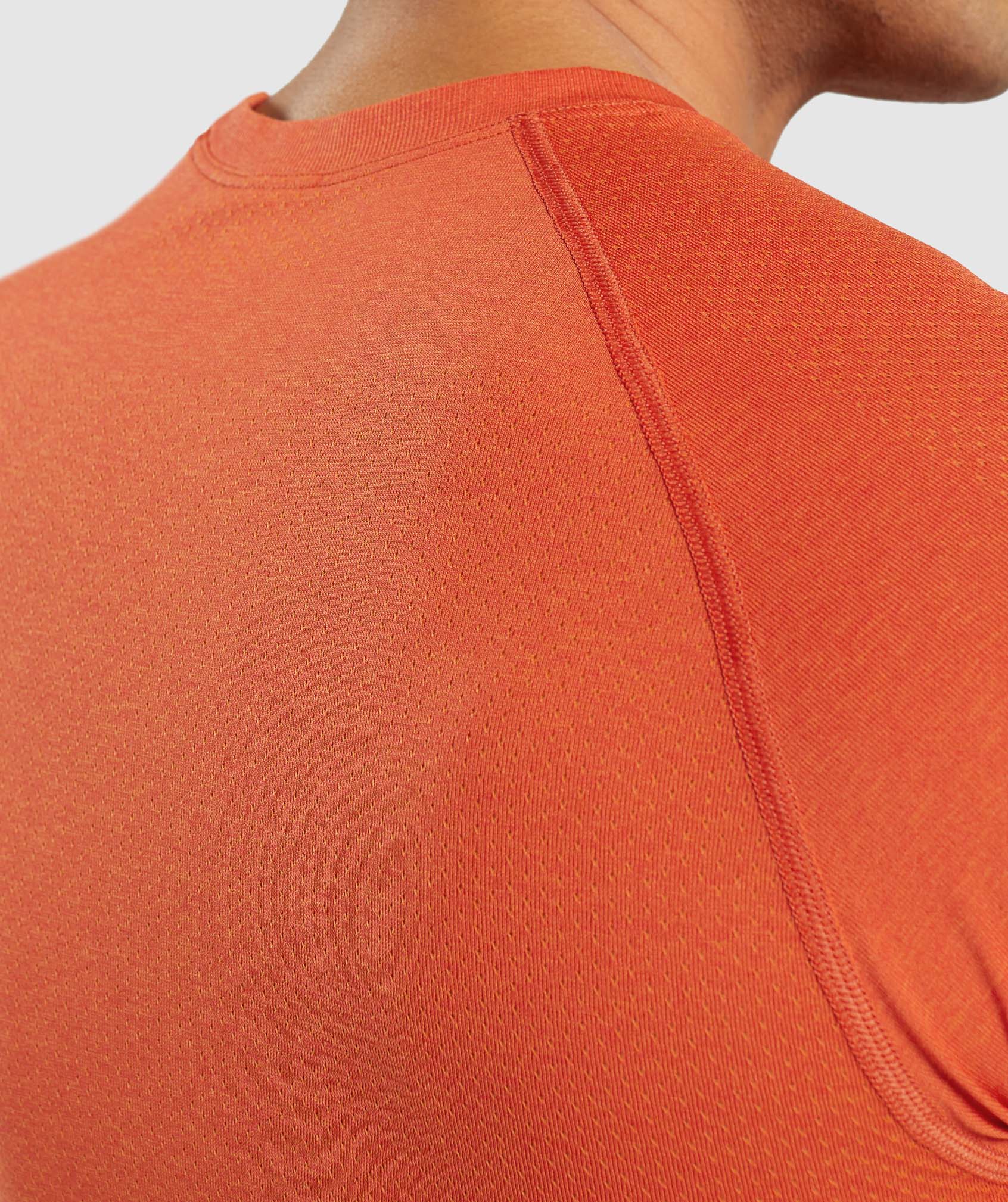 Orange Men's Gymshark Vital Light seamless T Shirts | WEYCSN-067