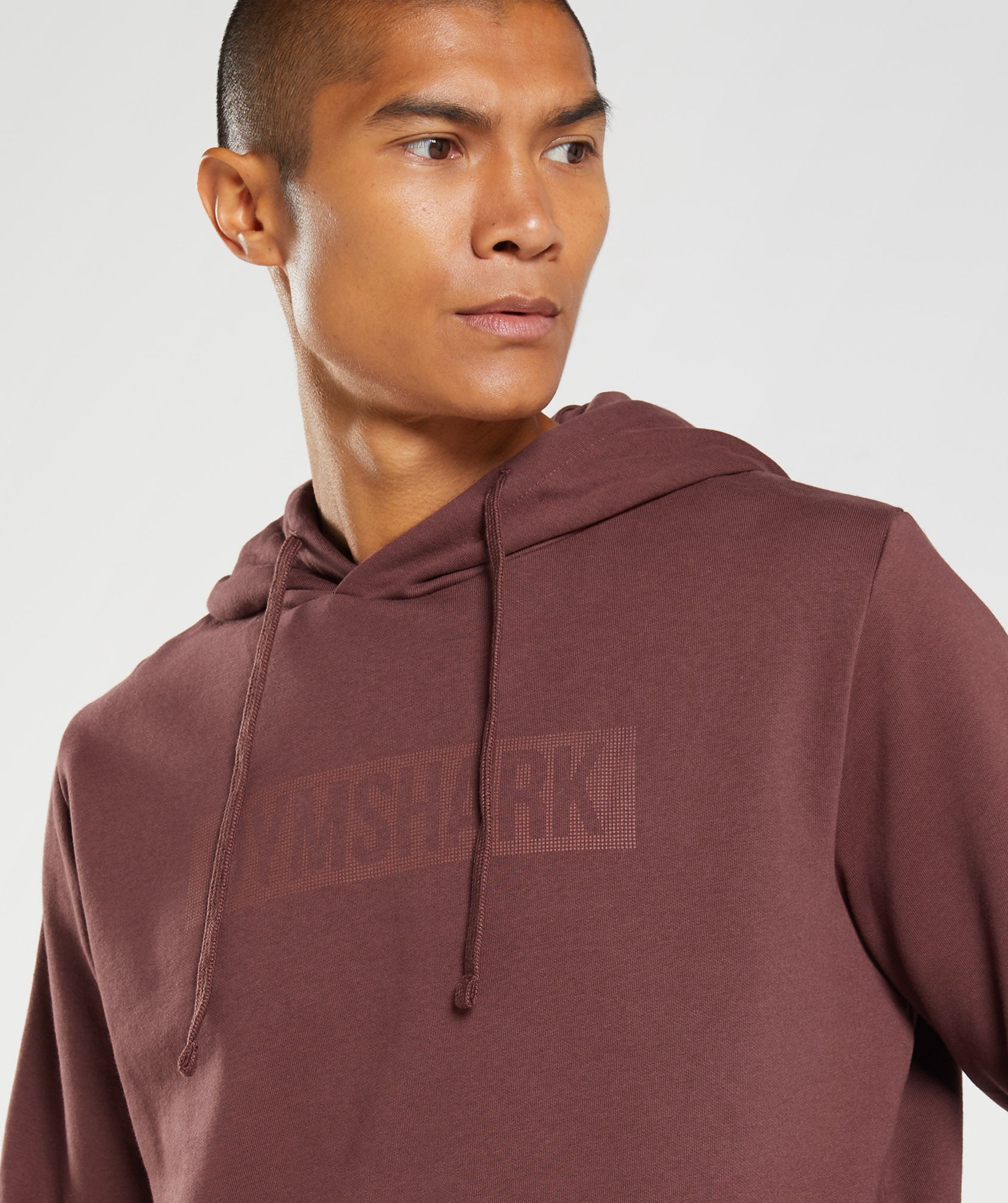 Pink Brown Men's Gymshark Block Hoodie | HNAKVD-890