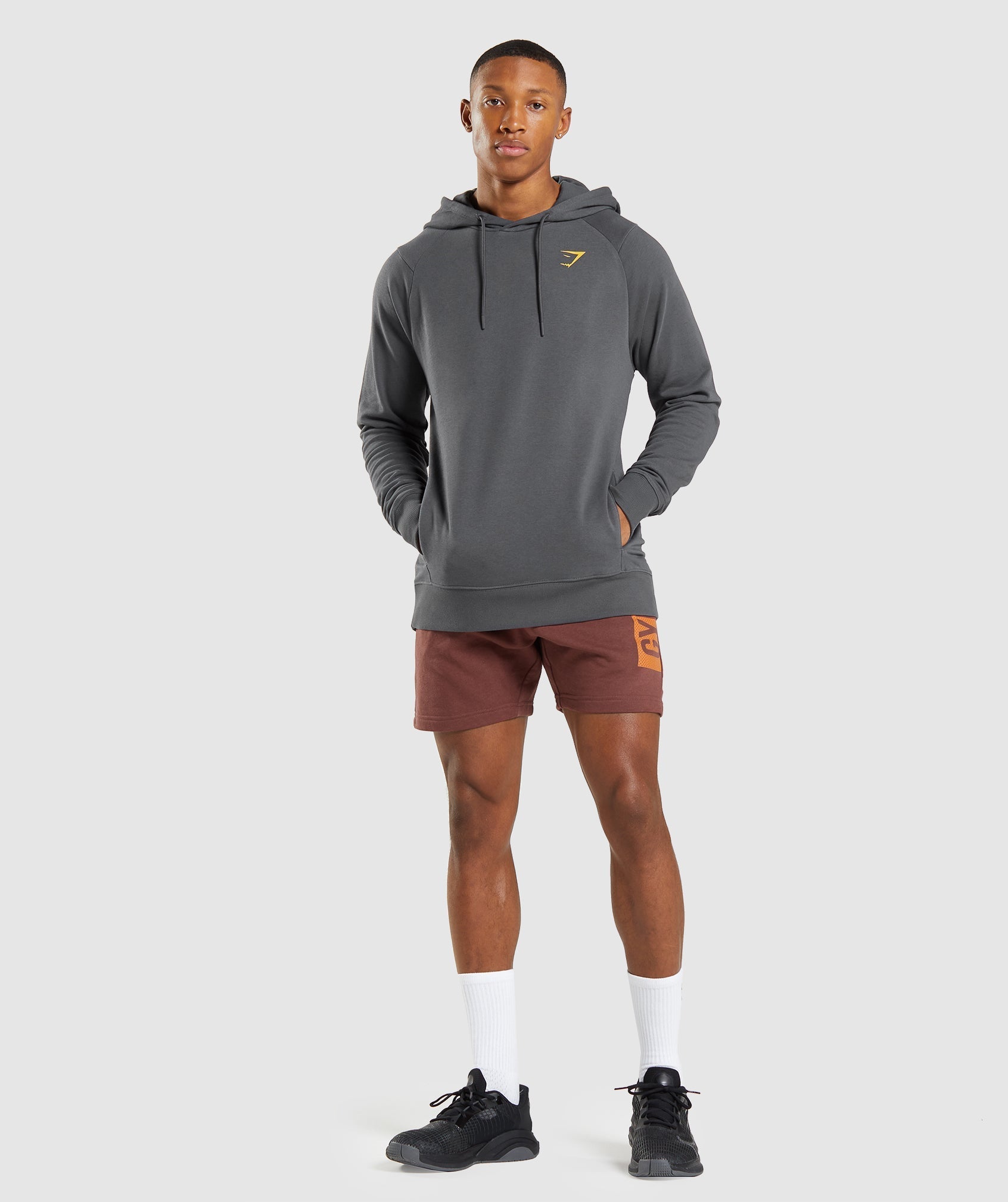 Pink Brown Men's Gymshark Bold Shorts | QHABCF-321