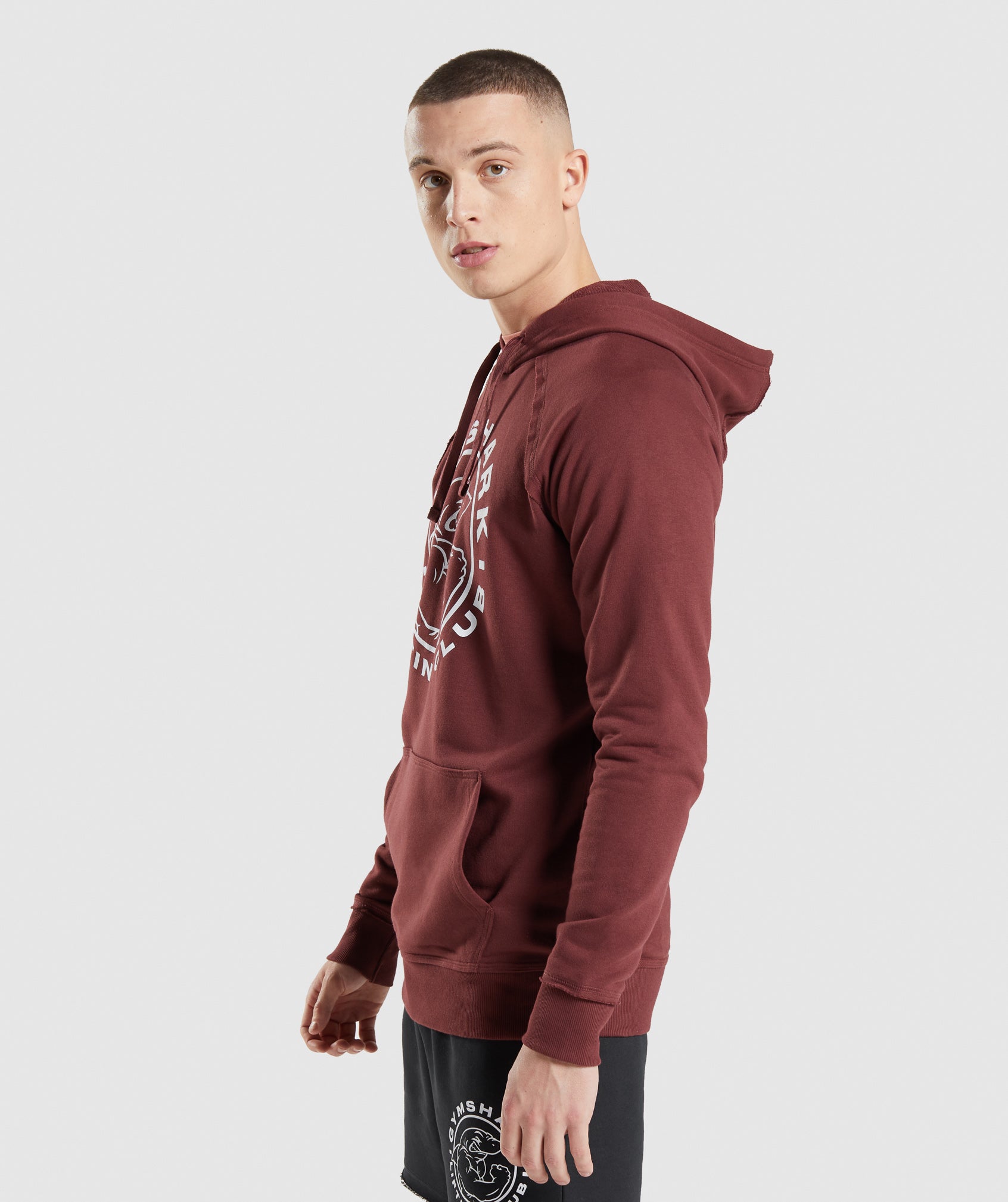 Pink Brown Men's Gymshark Legacy Hoodie | NJBYPC-076