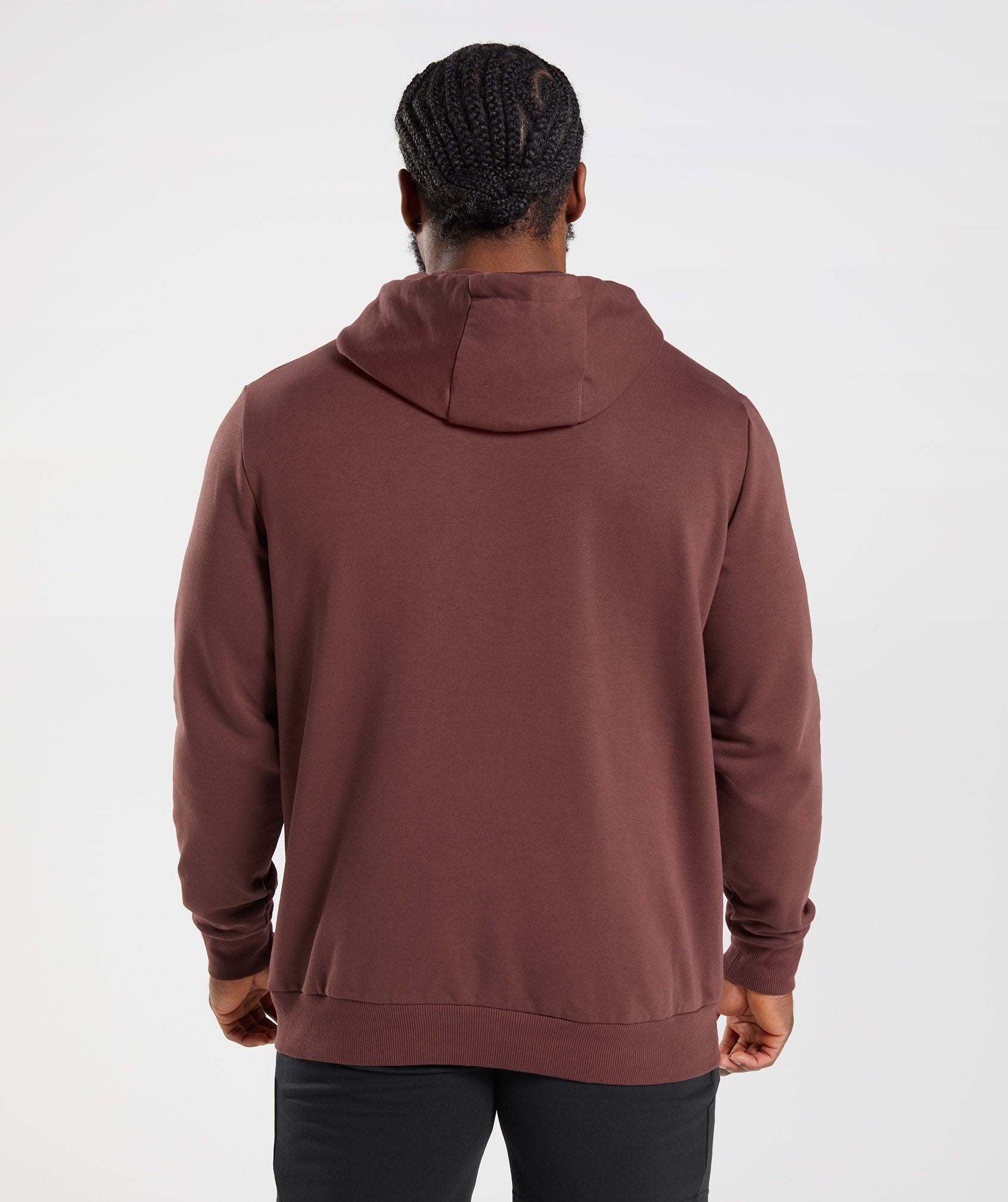 Pink Brown Men's Gymshark Sharkhead Infill Hoodie | LSHMID-813