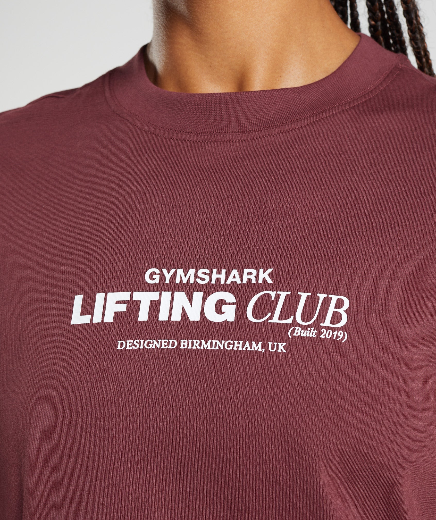 Pink Brown Women's Gymshark Social Club Oversized T Shirts | ODMCTV-217