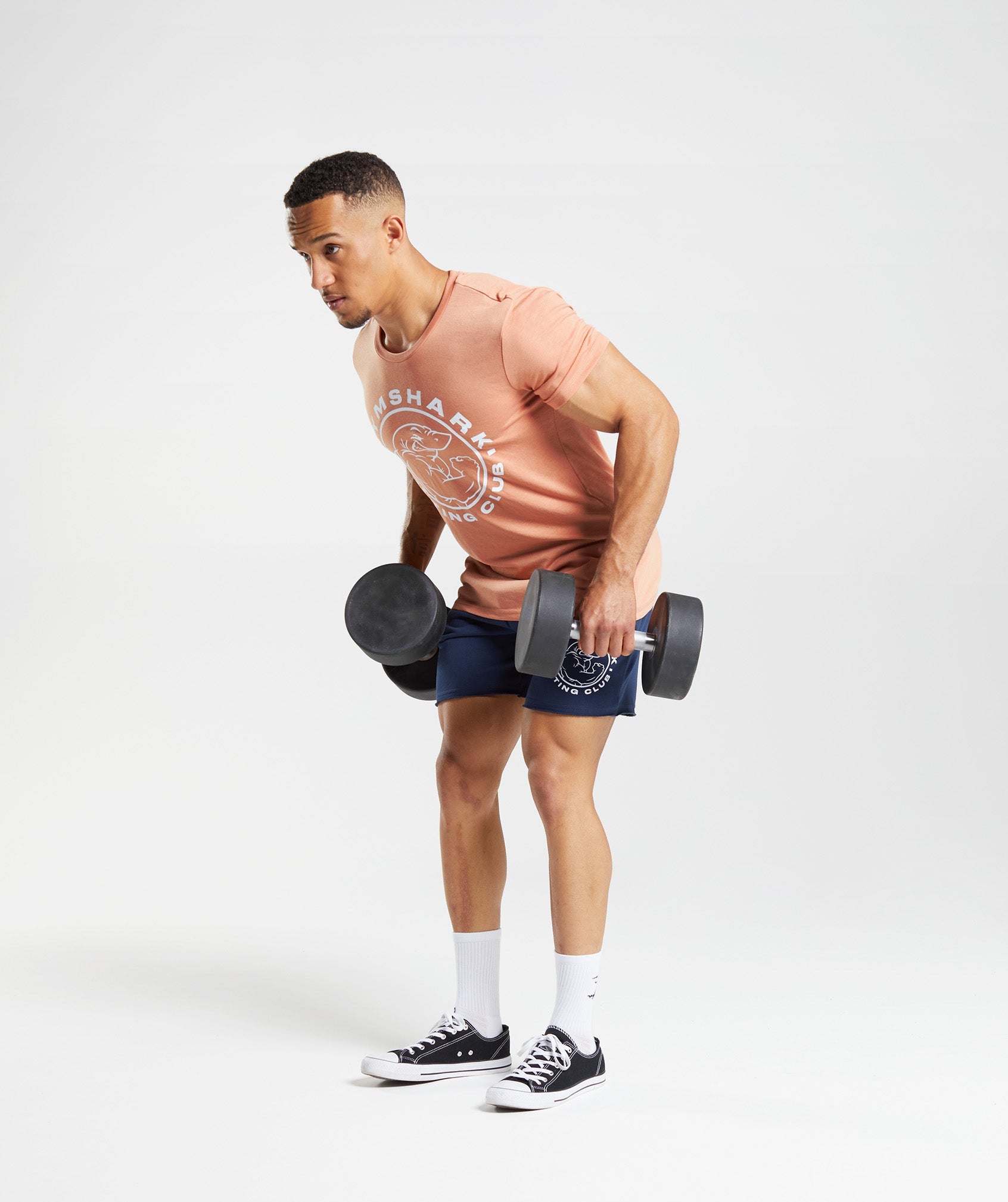 Pink Men's Gymshark Legacy T Shirts | AJSOWN-490