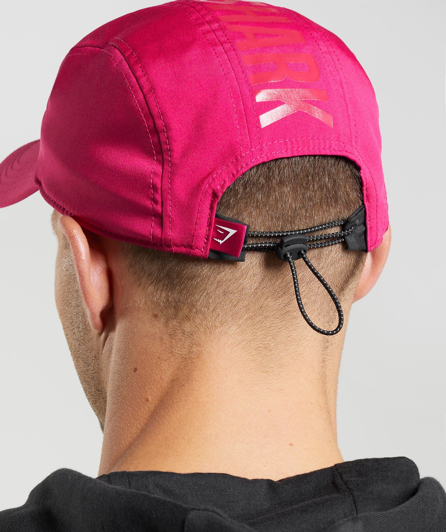 Pink Men's Gymshark Logo 5 Panel Hats | DHWUEV-695