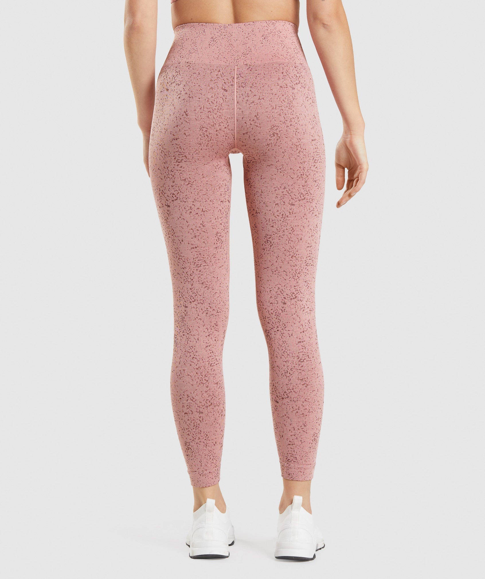 Pink Women's Gymshark Adapt Fleck Seamless Leggings | OMPNJF-185