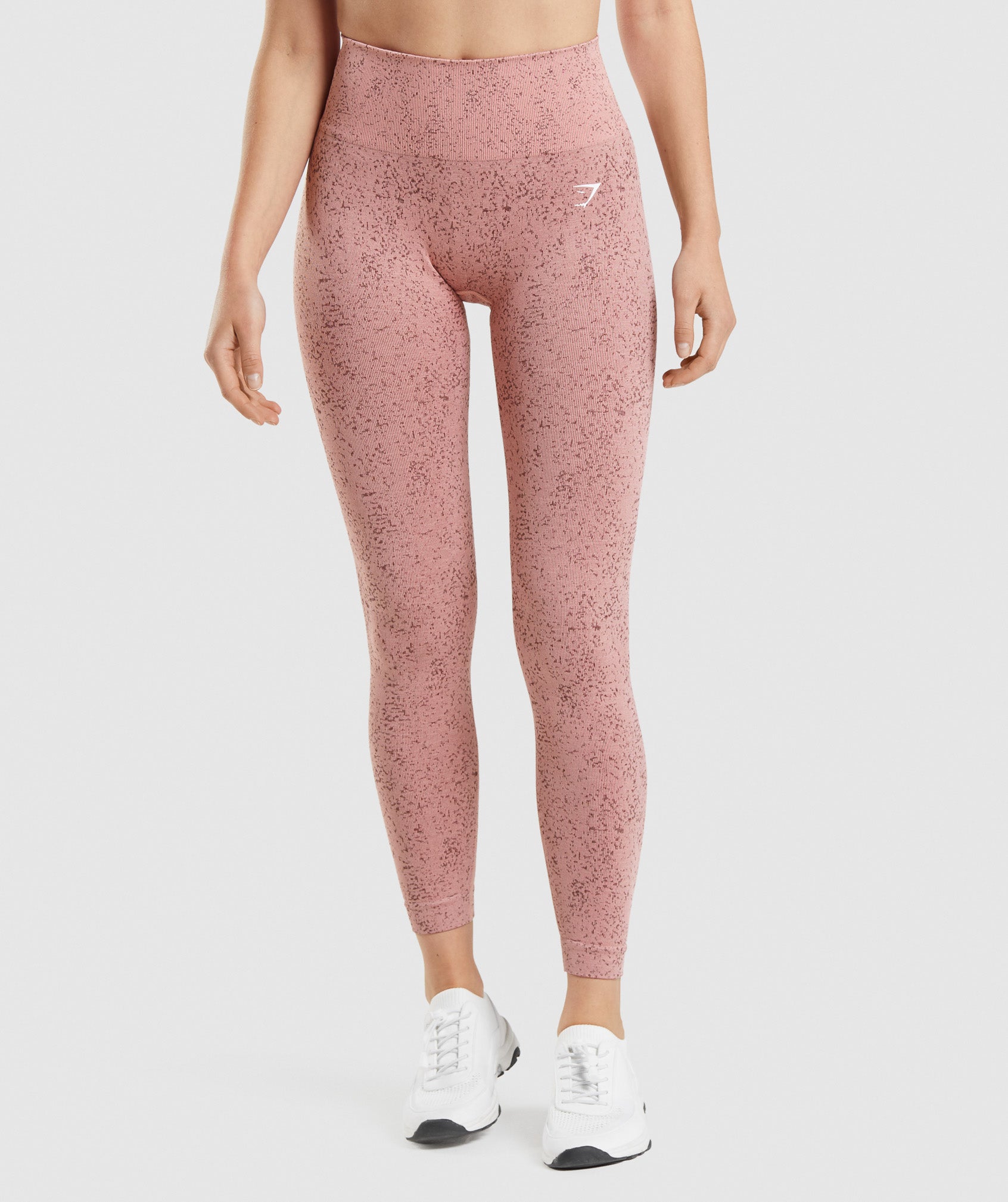 Pink Women\'s Gymshark Adapt Fleck Seamless Leggings | OMPNJF-185