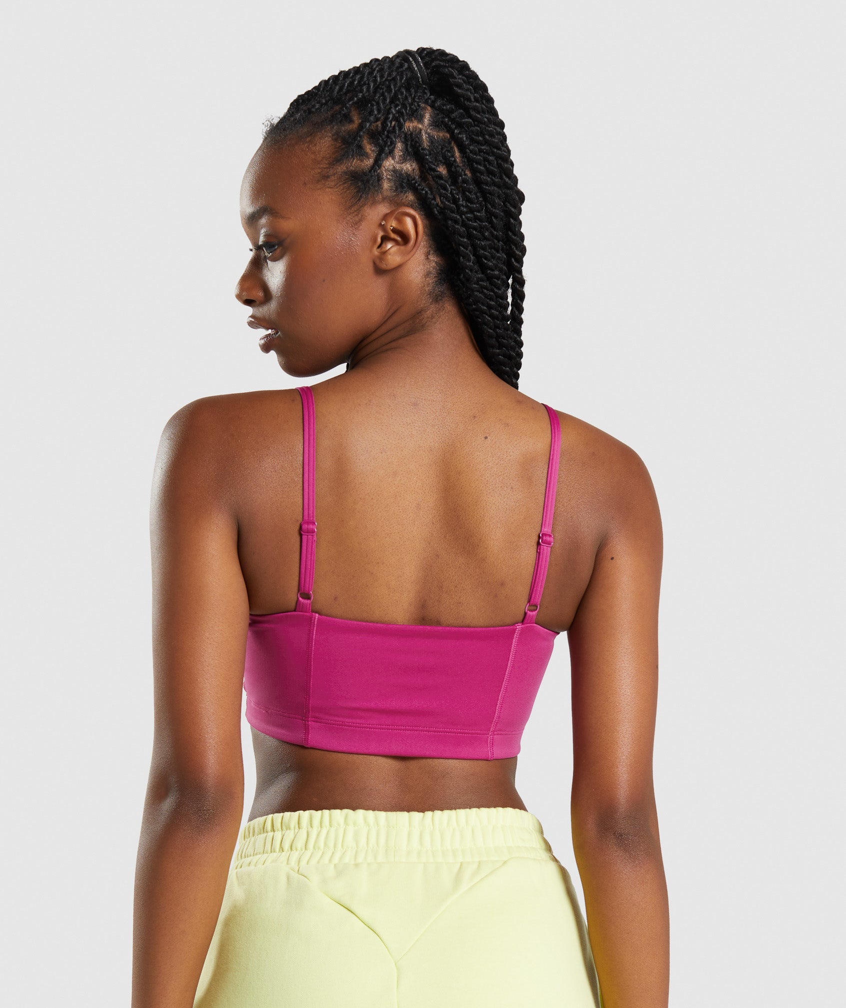 Pink Women's Gymshark Bandeau Sports Bra | AMFUSG-162