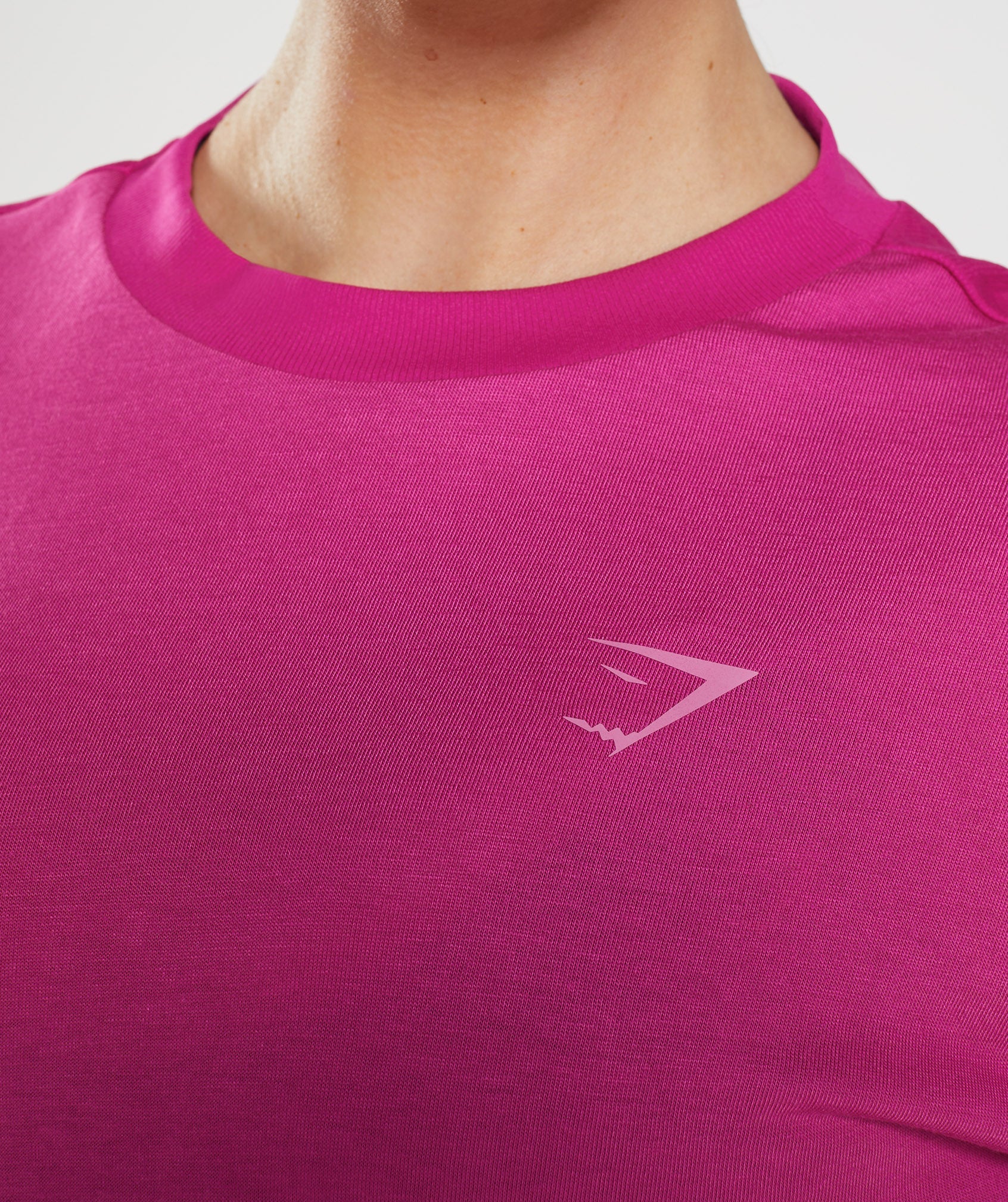 Pink Women's Gymshark GS Power Midi Tops | ULPAZB-850