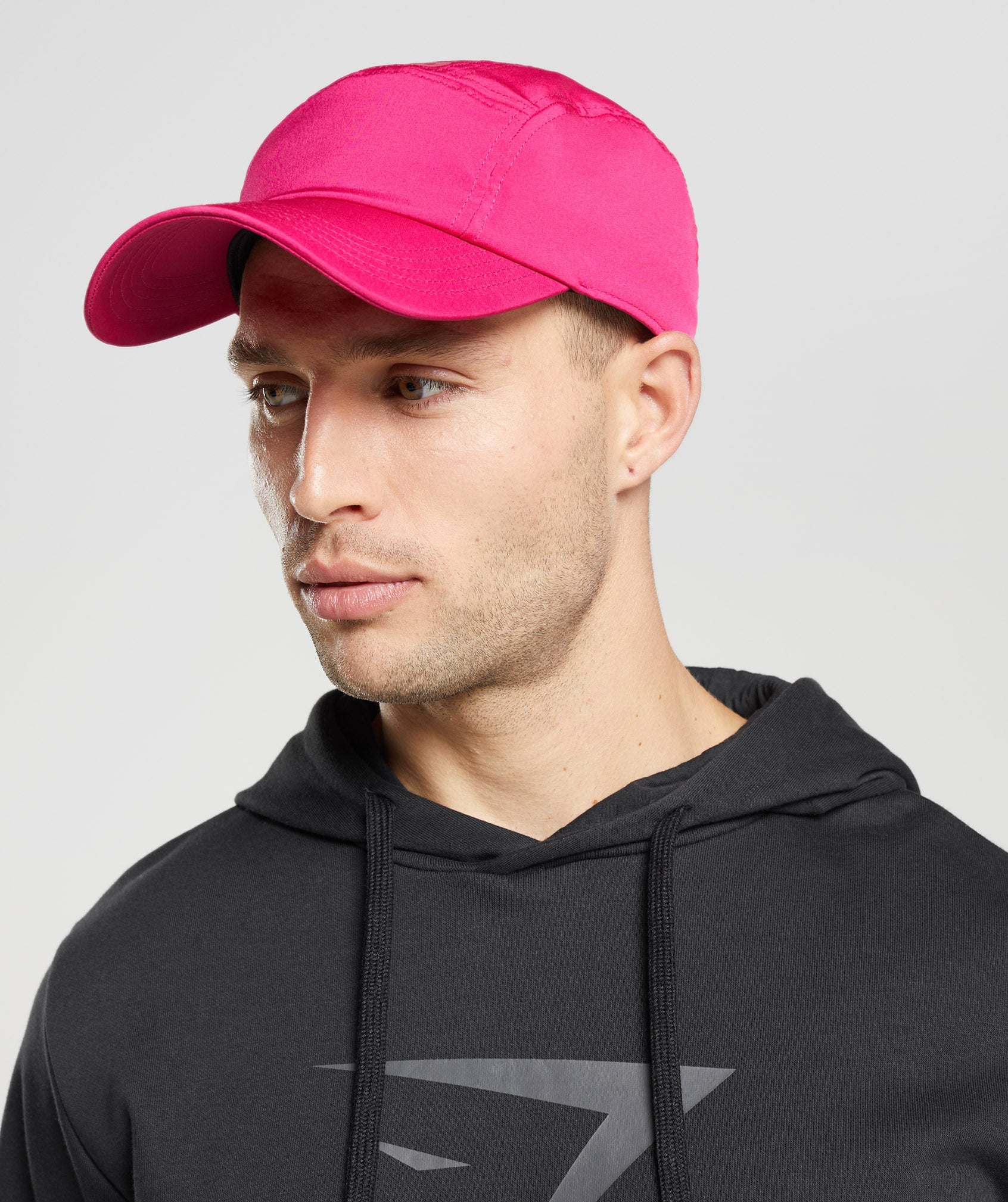 Pink Women's Gymshark Logo 5 Panel Hats | HZQPGE-398