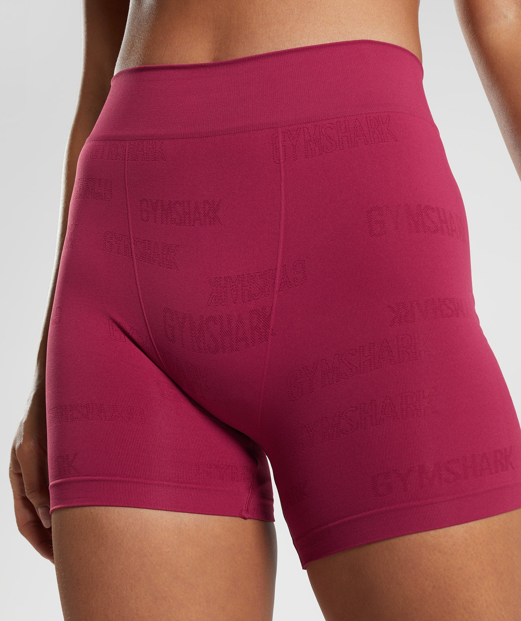 Pink Women's Gymshark Seamless Jacquard Boxers Underwear | JSVNPK-274