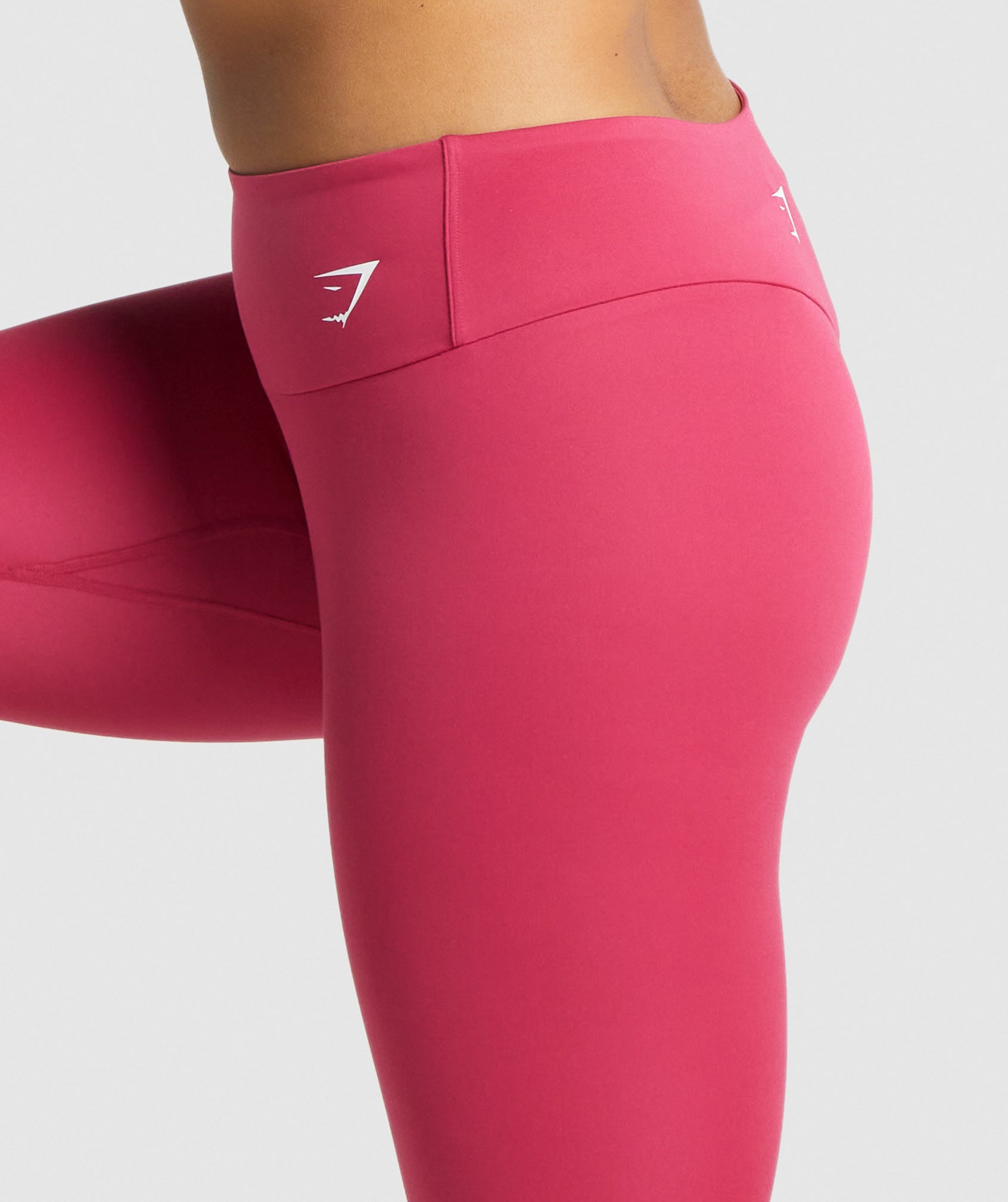 Pink Women's Gymshark Training Cropped Leggings | BKYCTJ-978