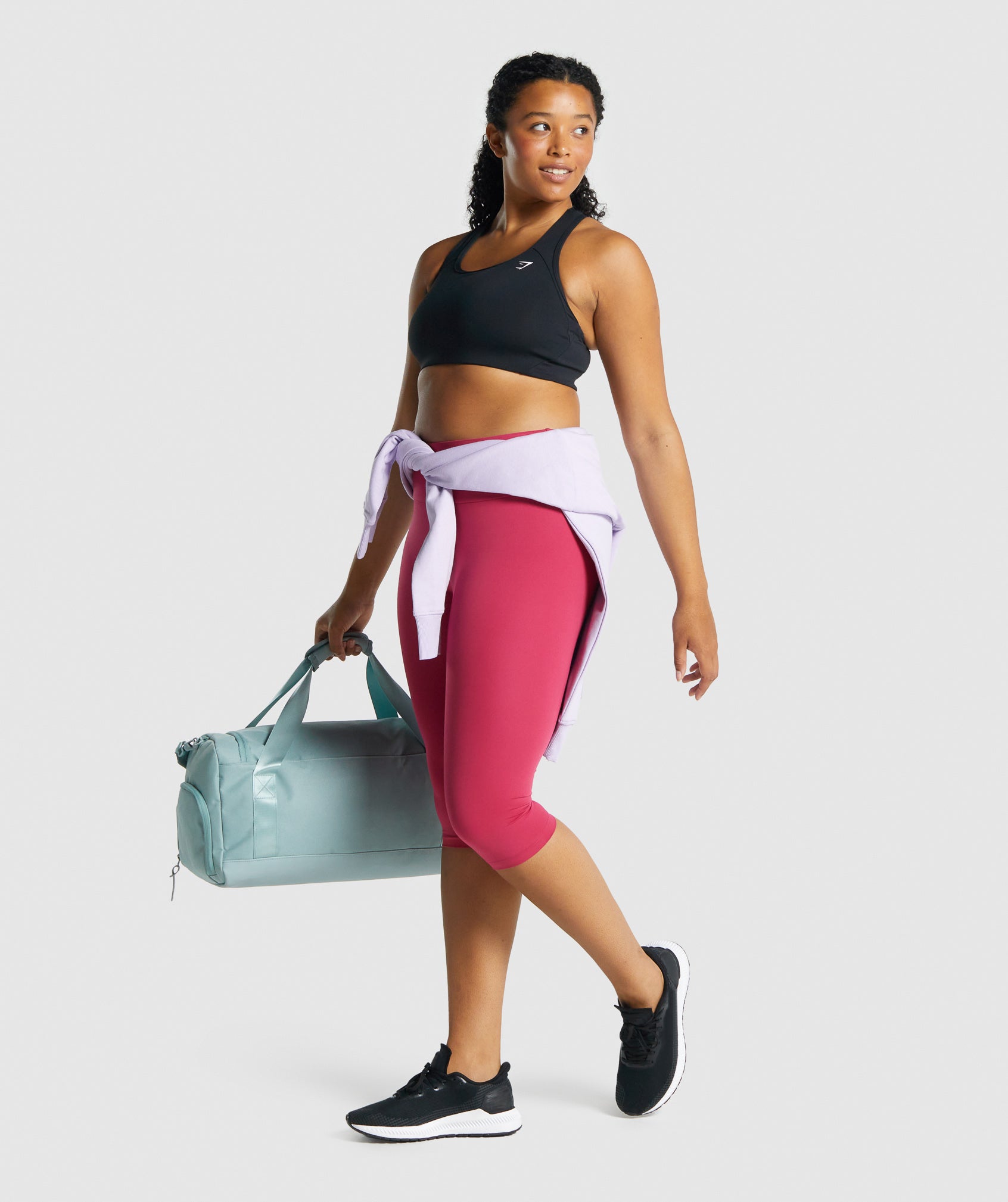 Pink Women's Gymshark Training Cropped Leggings | BKYCTJ-978