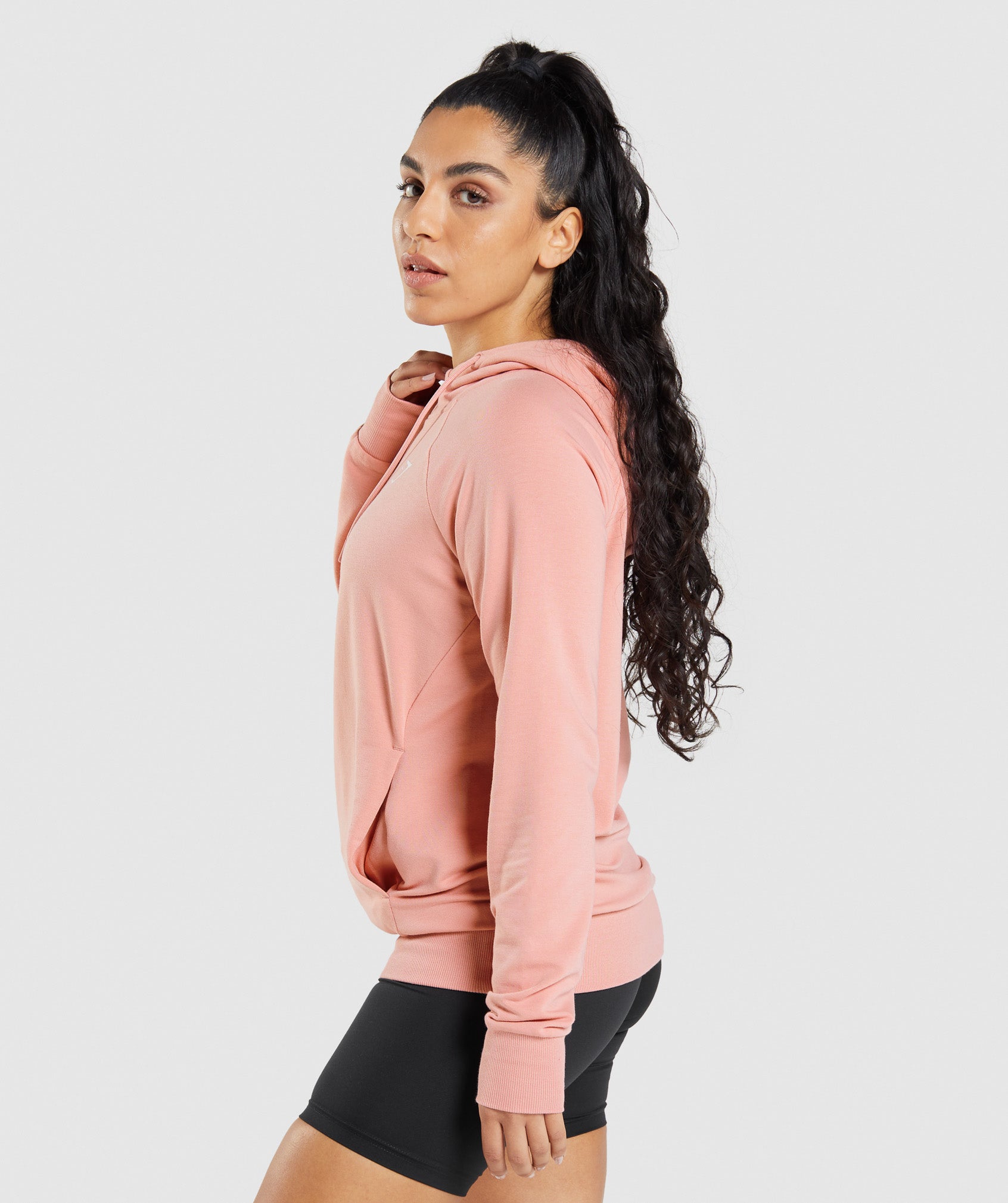 Pink Women's Gymshark Training Hoodie | PNQSJY-370