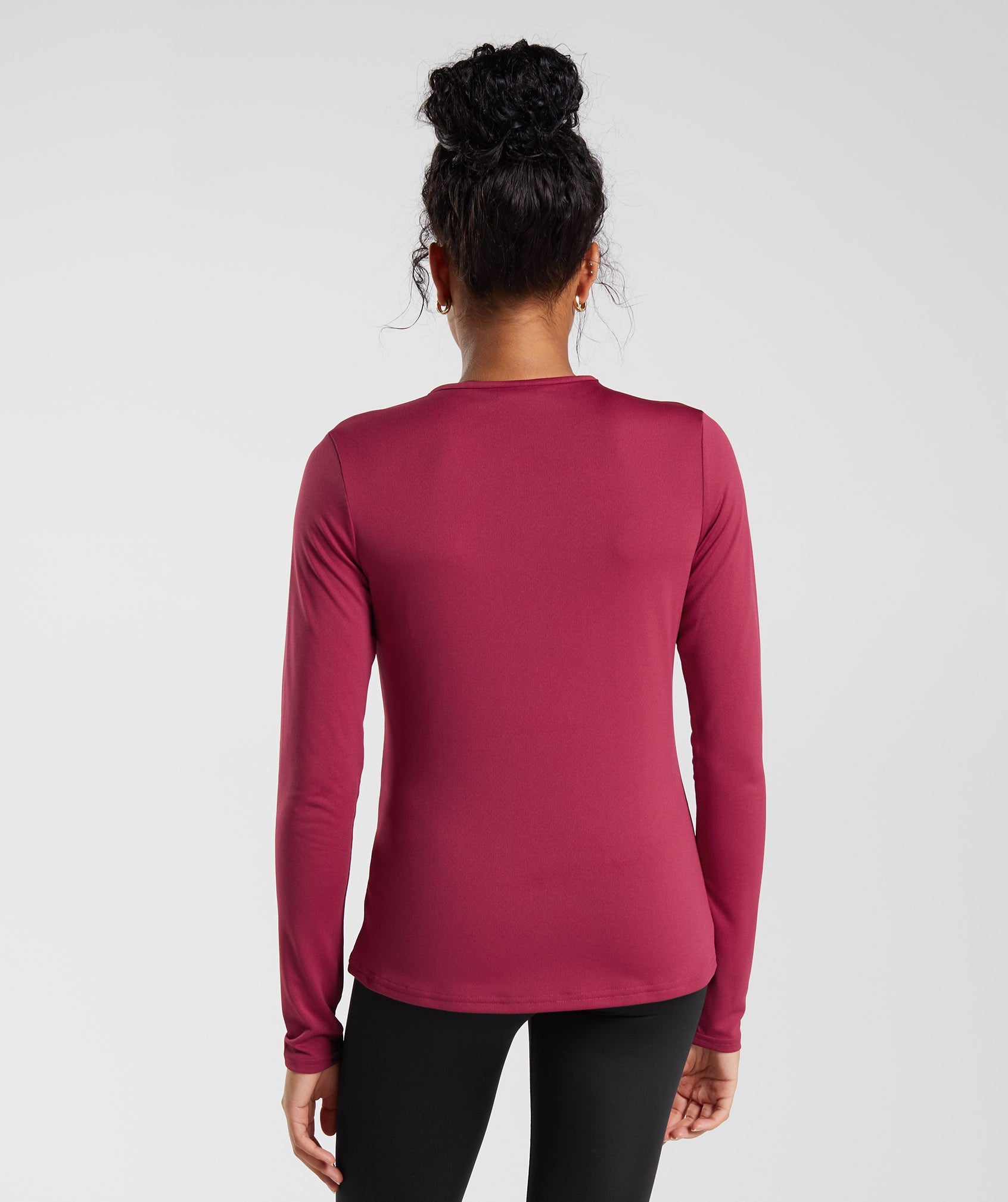 Pink Women's Gymshark Training Long Sleeve Tops | ABJFDO-904