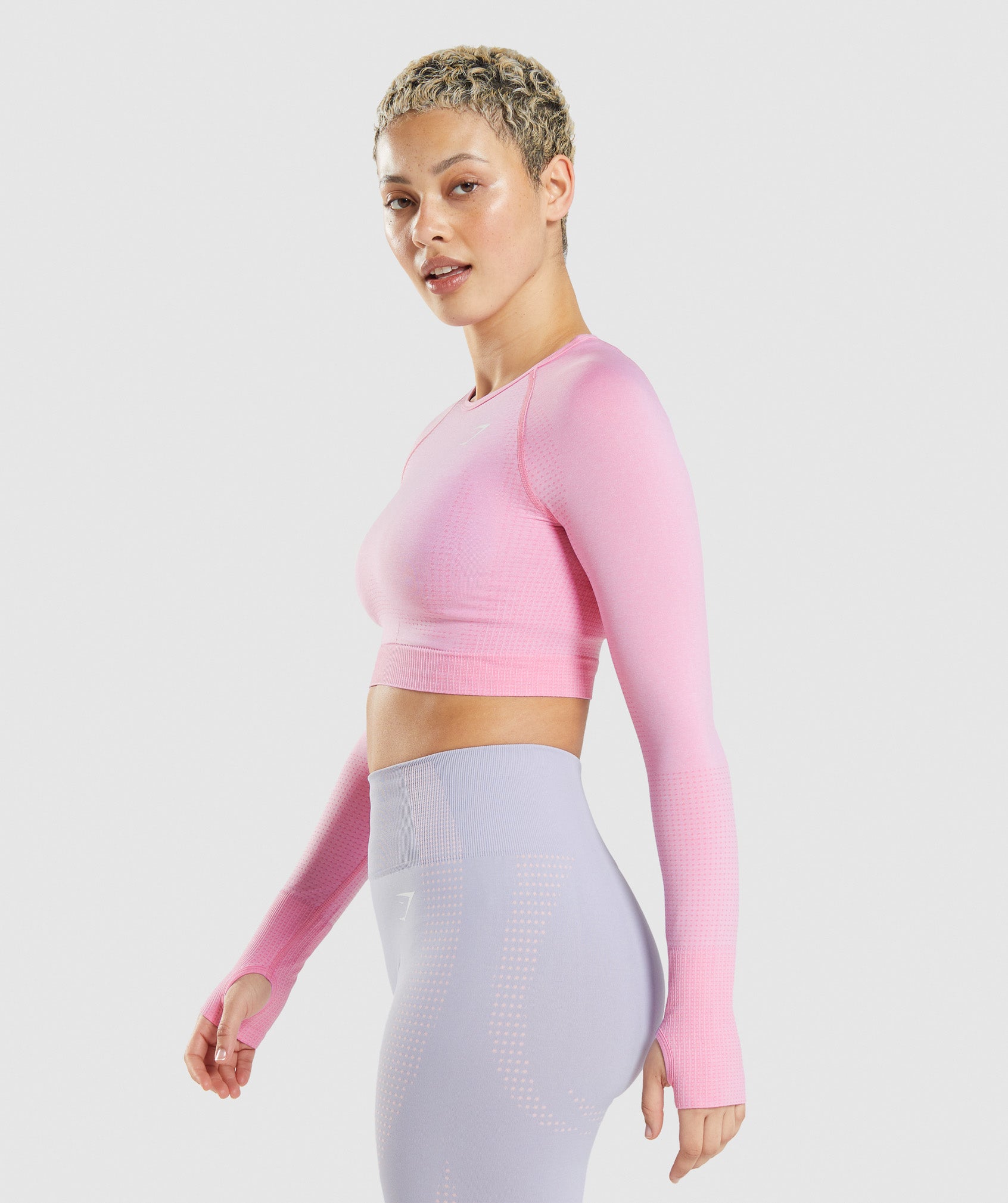 Pink Women's Gymshark Vital Seamless 2.0 Crop Tops | MEWICK-239