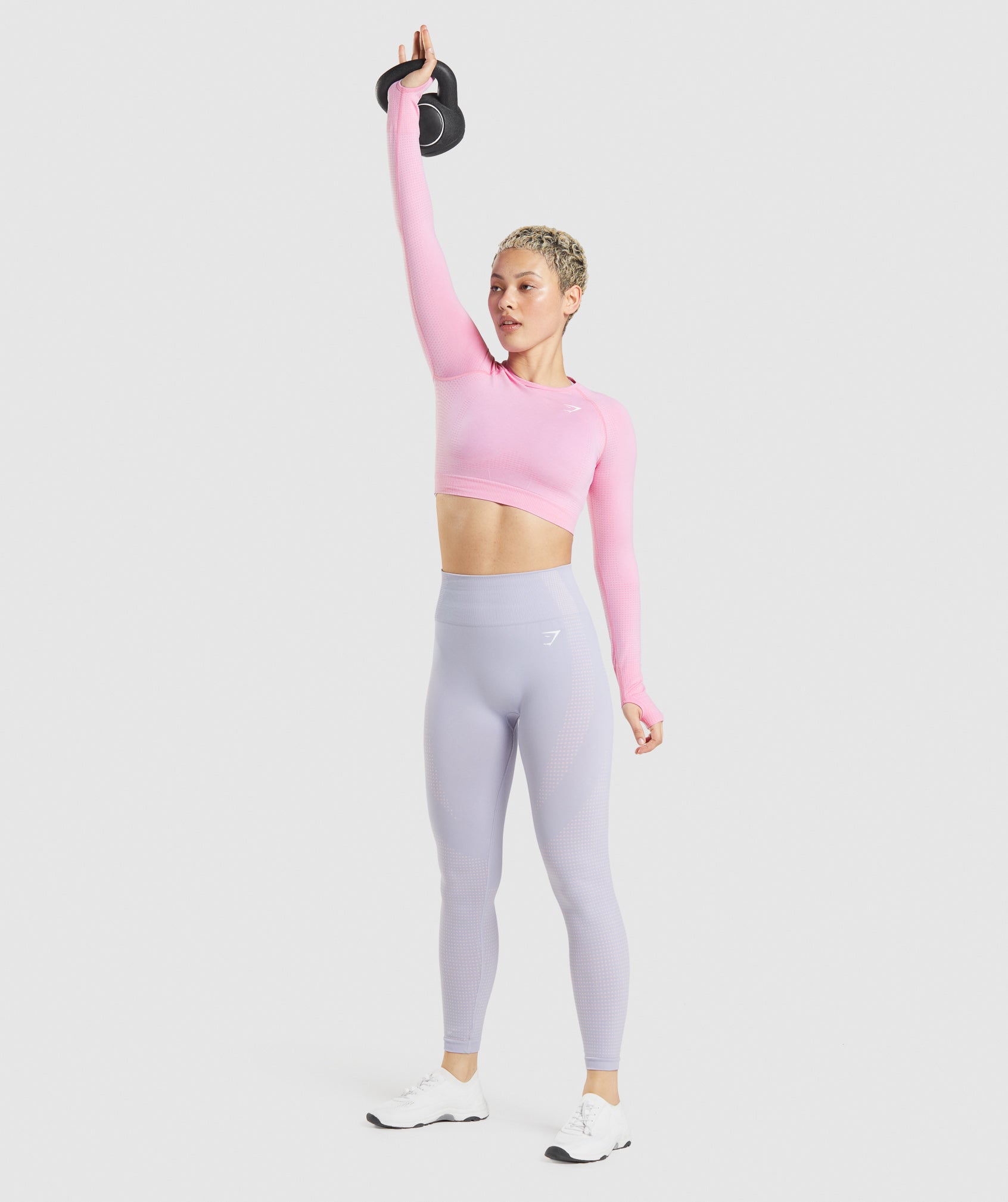 Pink Women's Gymshark Vital Seamless 2.0 Crop Tops | MEWICK-239