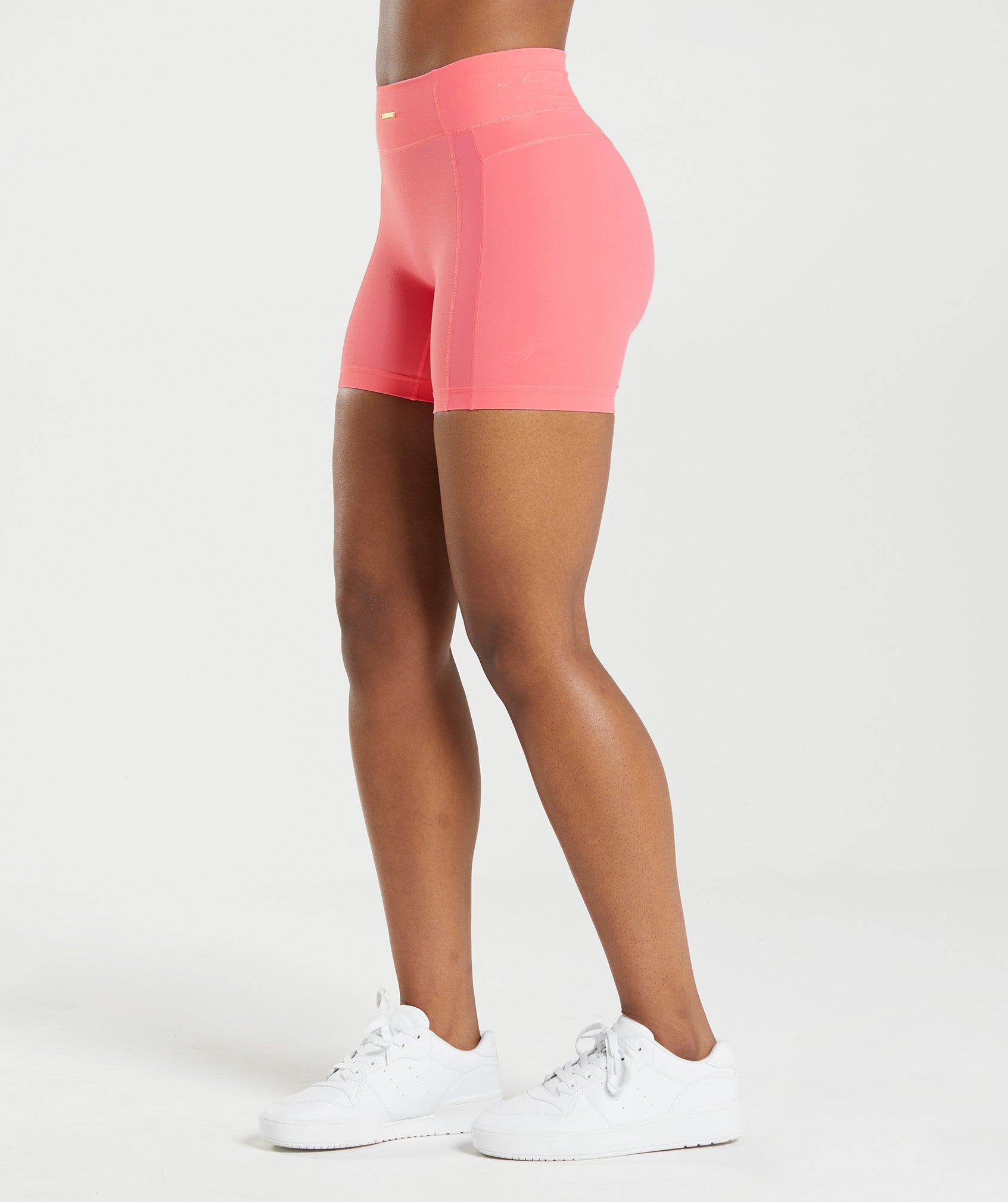 Pink Women's Gymshark Whitney Mesh Shorts | ZPHILW-503