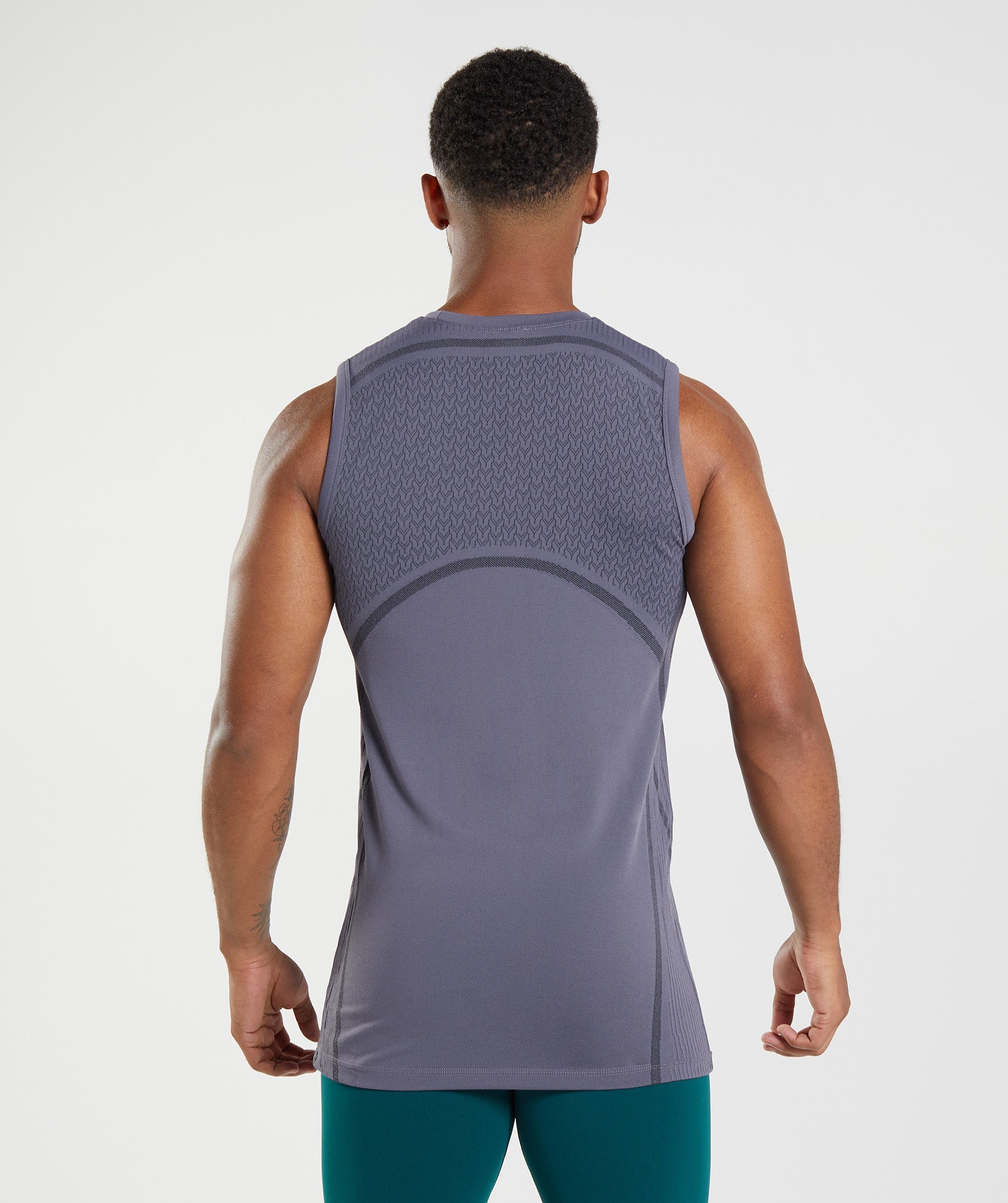 Purple Men's Gymshark 315 Seamless Tanks | UFRLXI-734