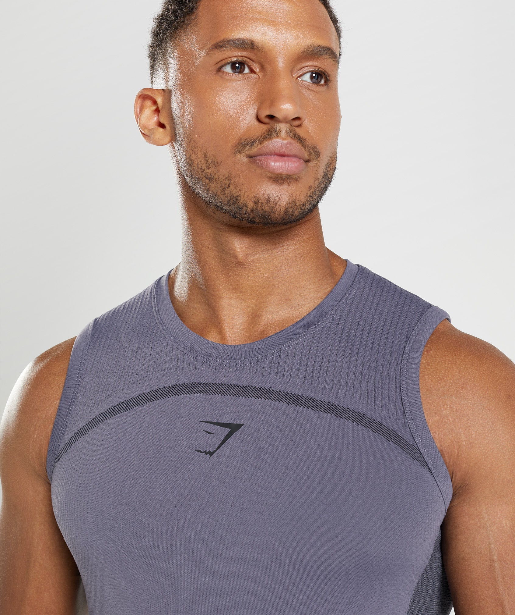 Purple Men's Gymshark 315 Seamless Tanks | UFRLXI-734