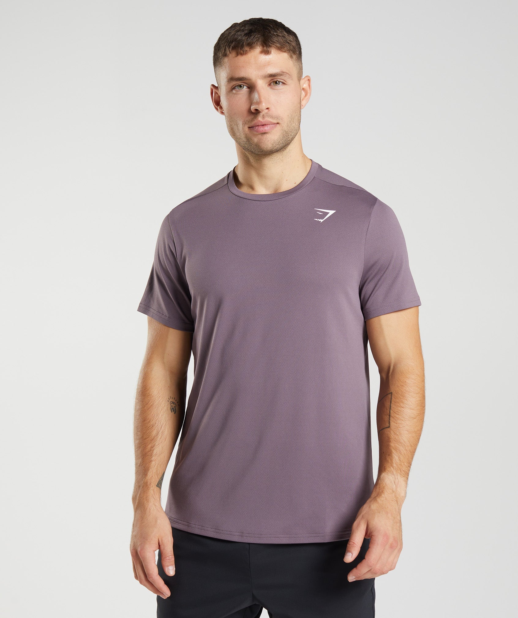 Purple Men\'s Gymshark Arrival T Shirts | EFMXLH-749