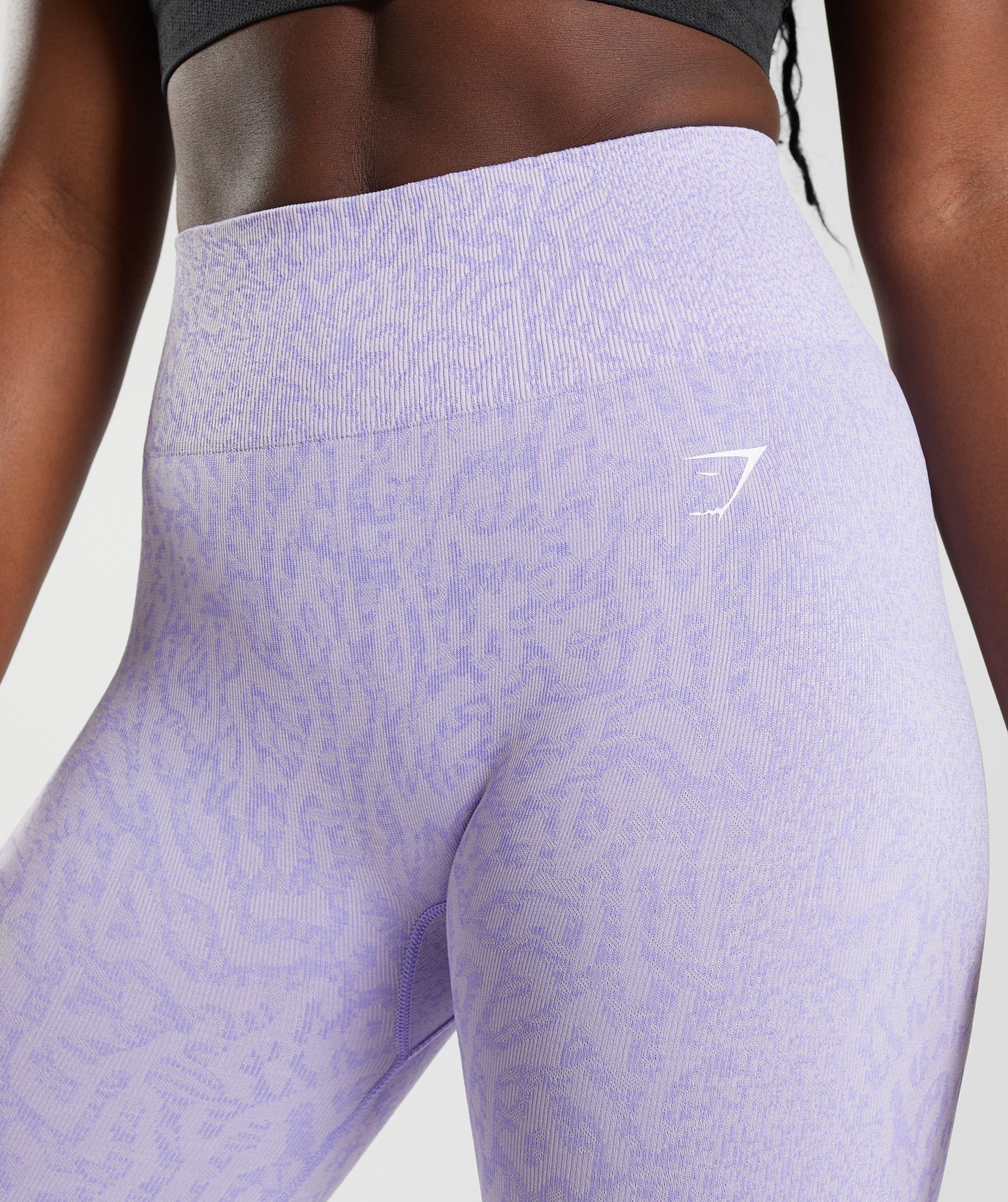 Purple Women's Gymshark Adapt Animal Seamless Leggings | AUVLHO-538