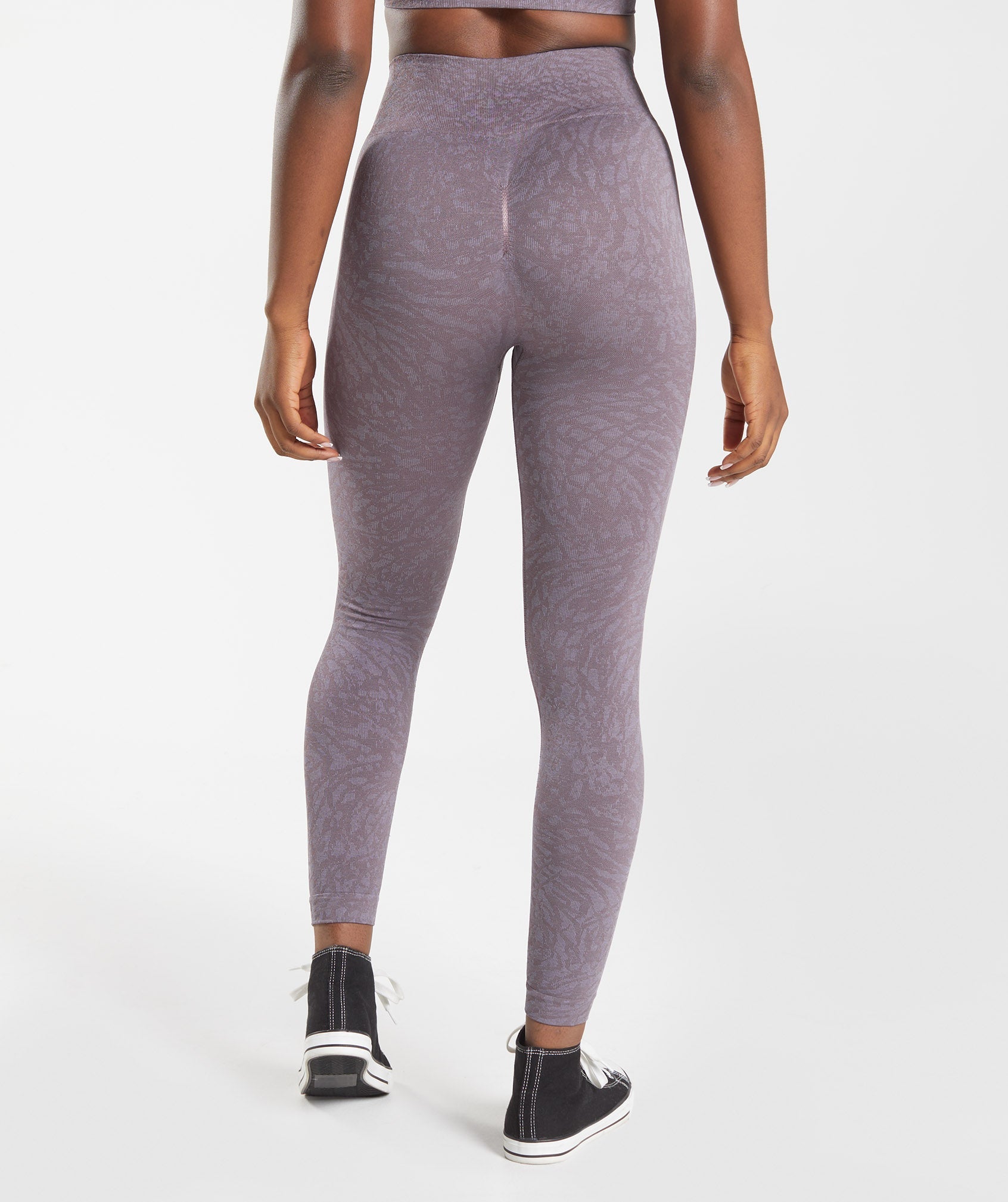 Purple Women's Gymshark Adapt Animal Seamless Leggings | MTJHLZ-967