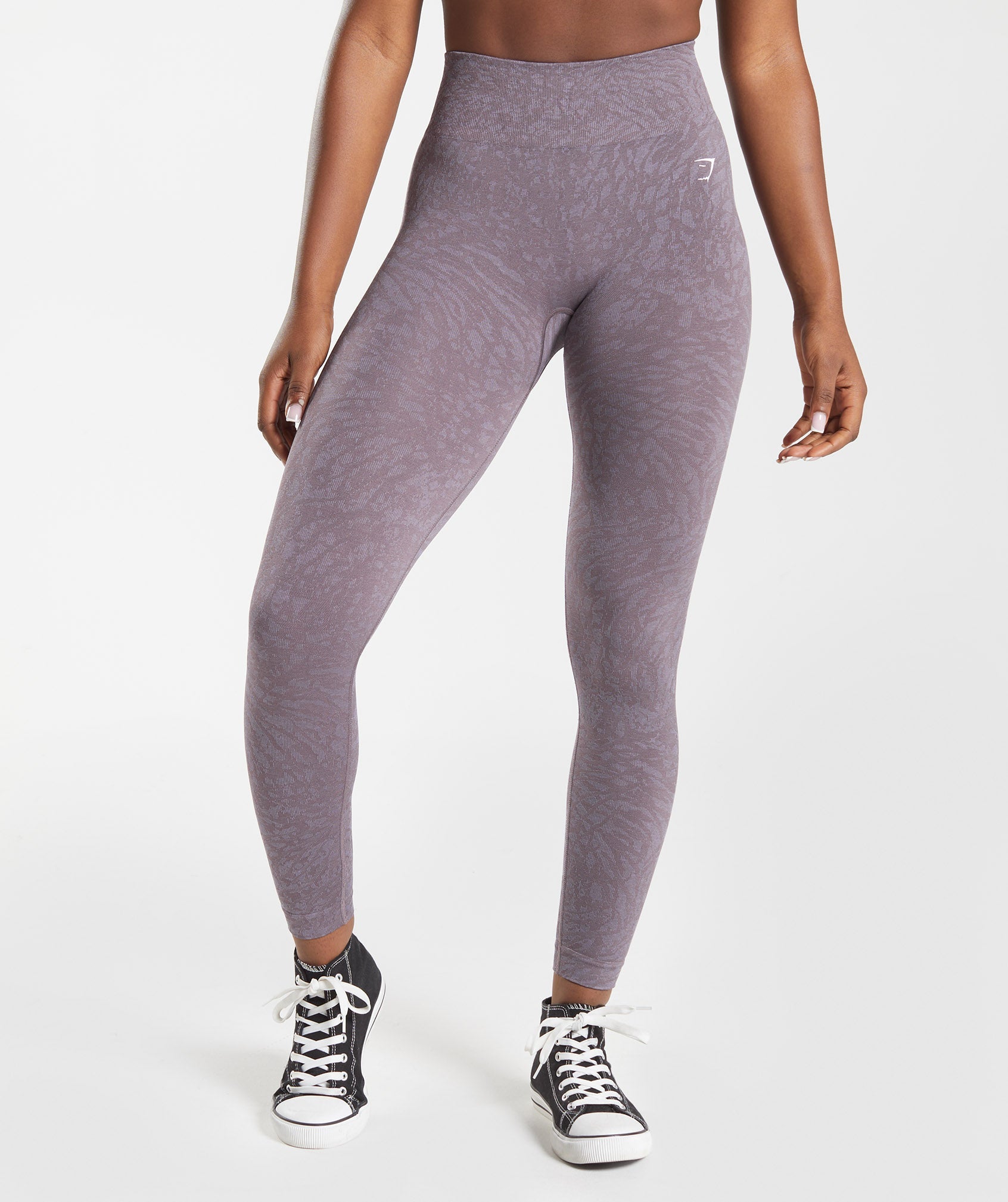 Purple Women\'s Gymshark Adapt Animal Seamless Leggings | MTJHLZ-967