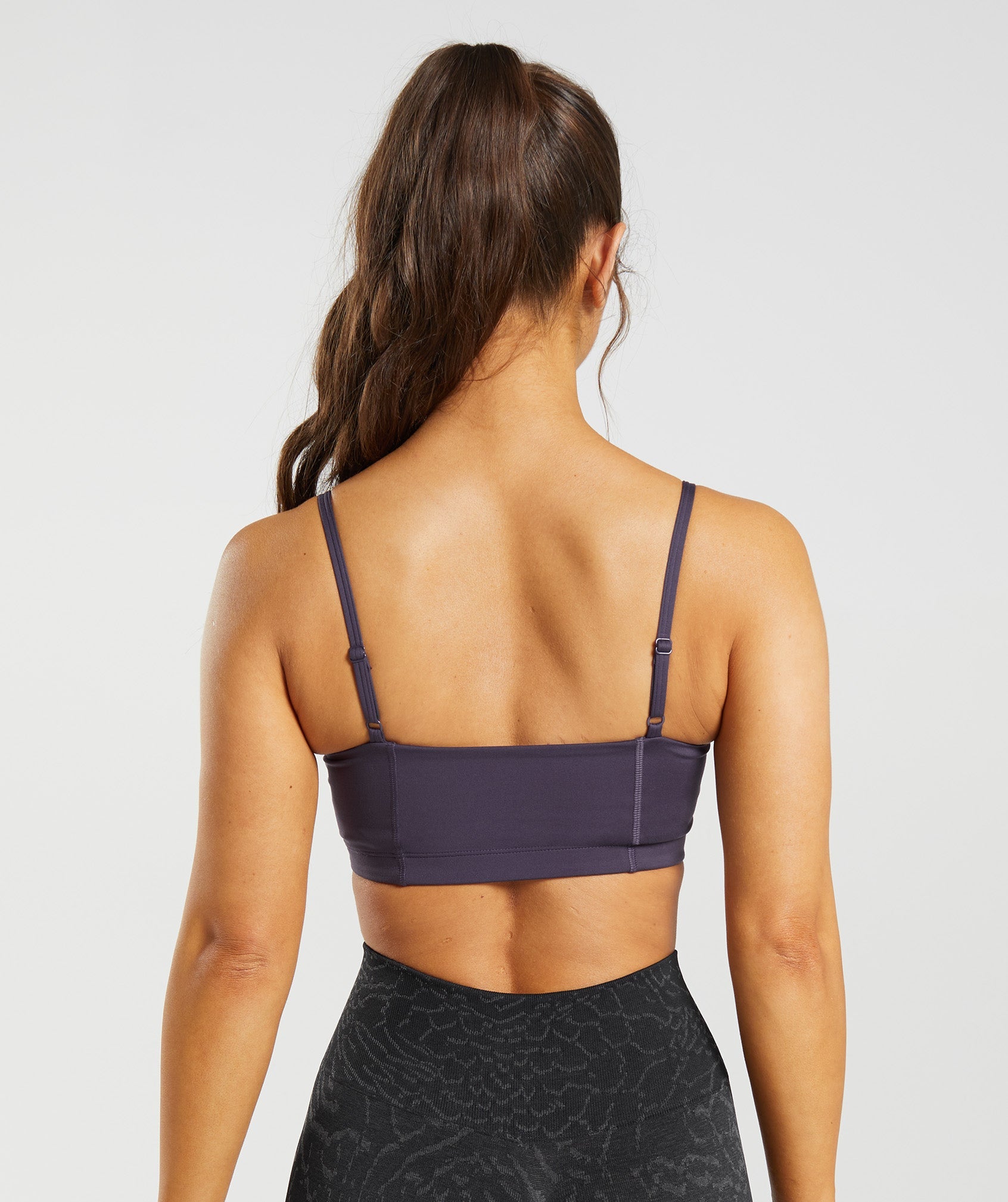 Purple Women's Gymshark Legacy Sports Bra | VANZFT-825