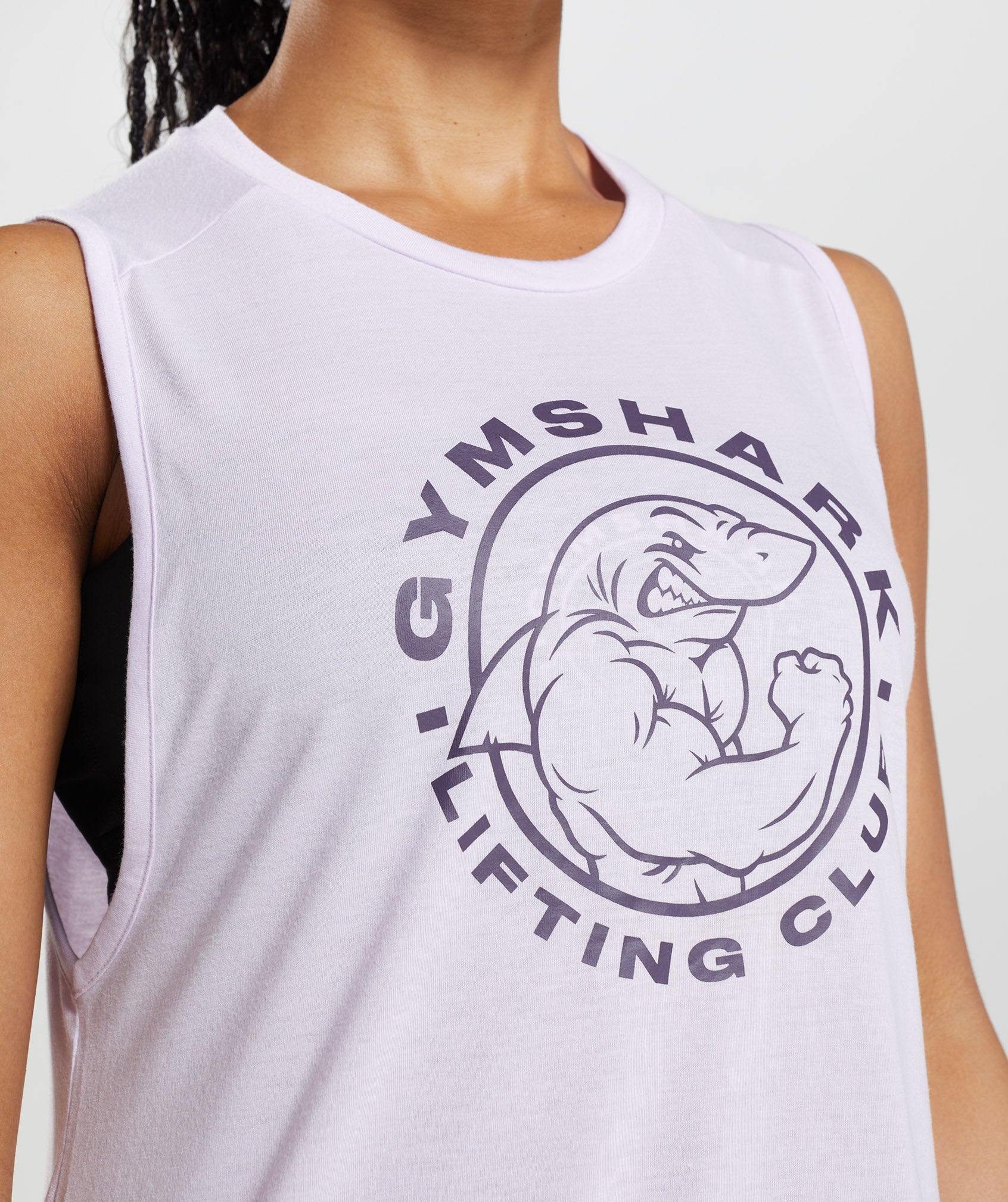 Purple Women's Gymshark Legacy Tanks | AERQNM-862