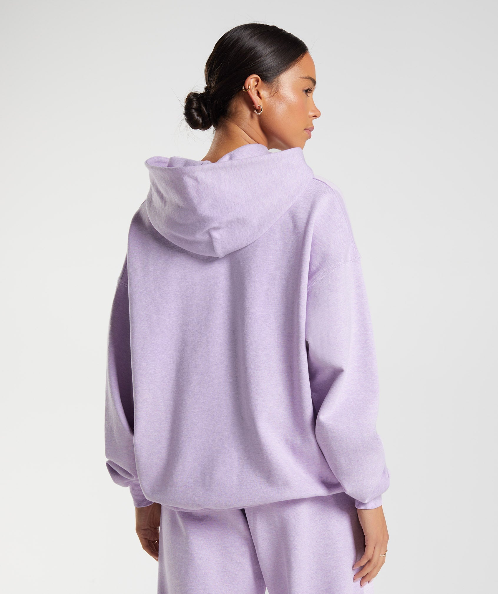 Purple Women's Gymshark Rest Day Sweats Hoodie | MUKTCB-982