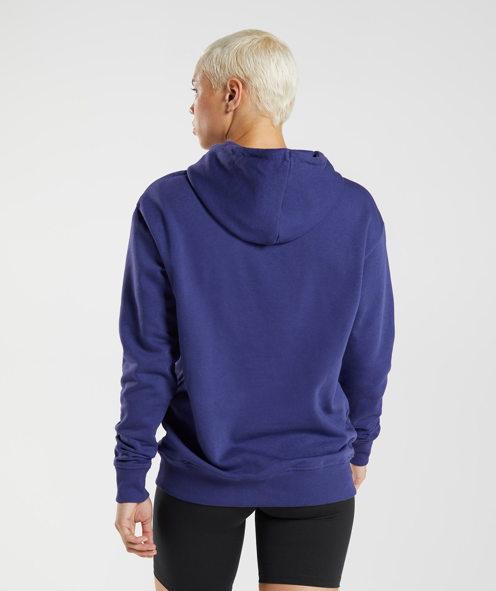 Purple Women's Gymshark Training Boyfriend Hoodie | MGZSVI-038