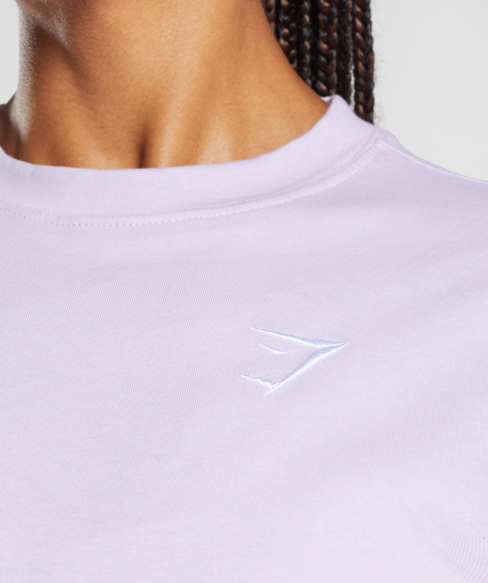 Purple Women's Gymshark Training Oversized T Shirts | IZLHRC-537