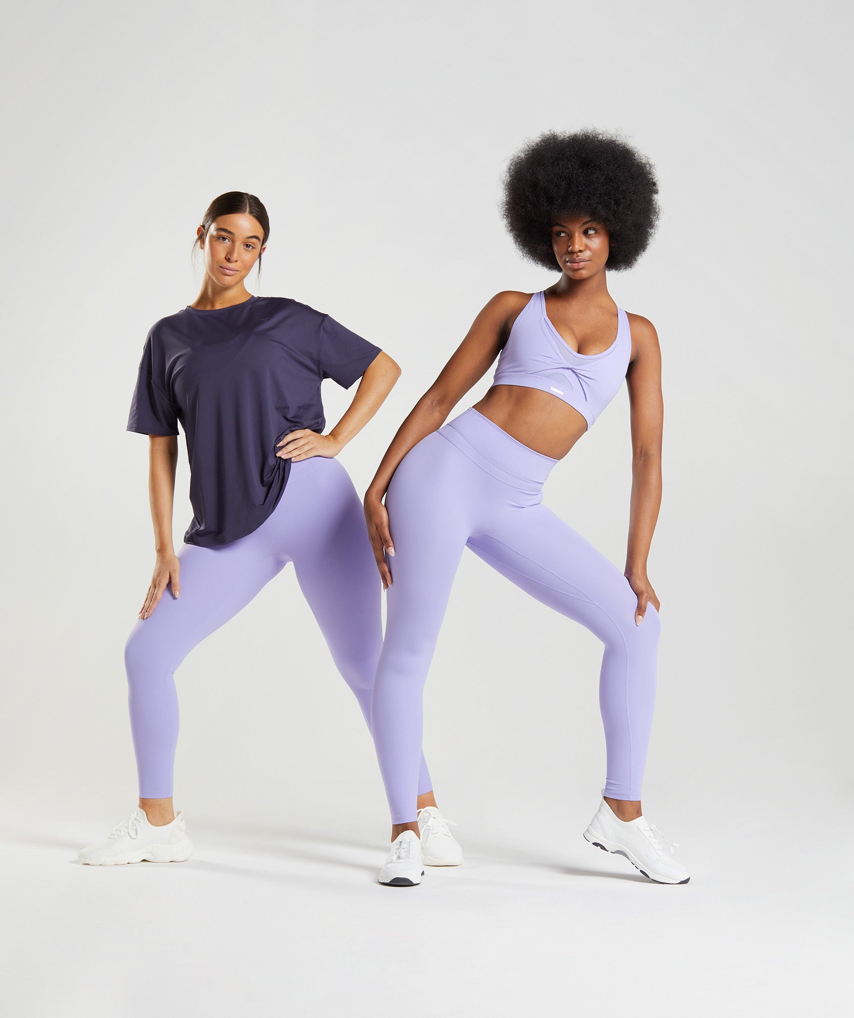 Purple Women's Gymshark Whitney High Rise Leggings | PQXFTE-409