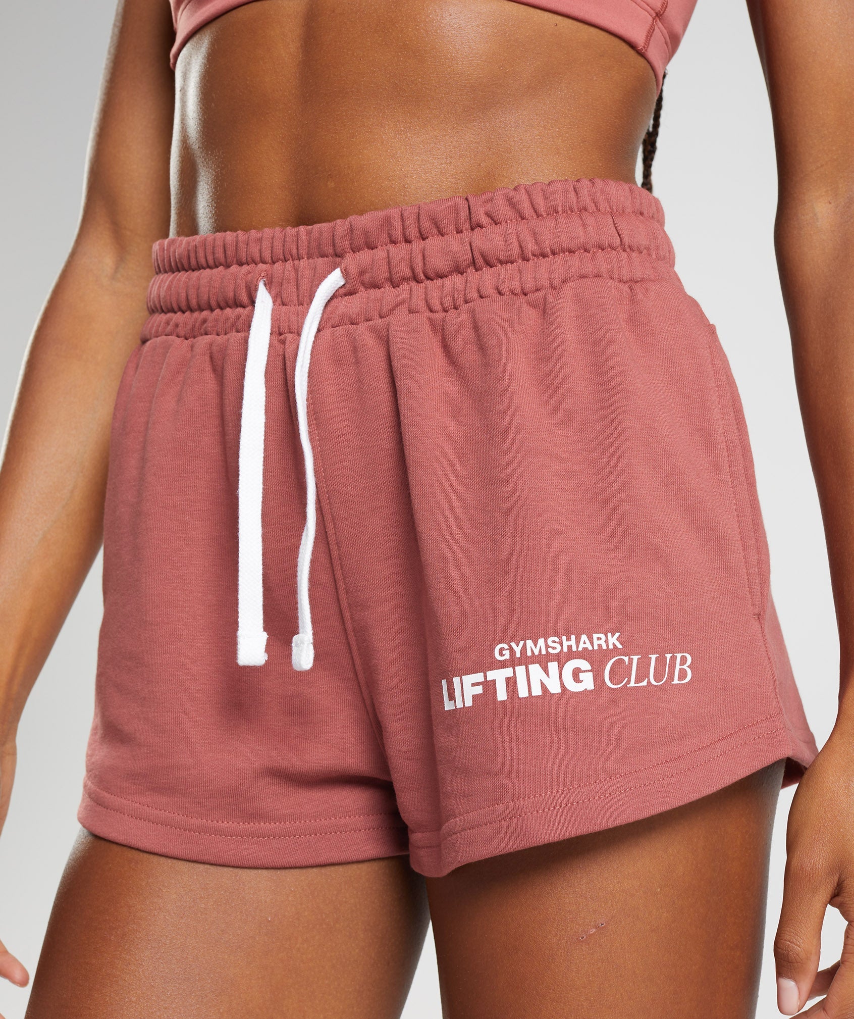 Rose Women's Gymshark Social Club Shorts | OKQWVL-031