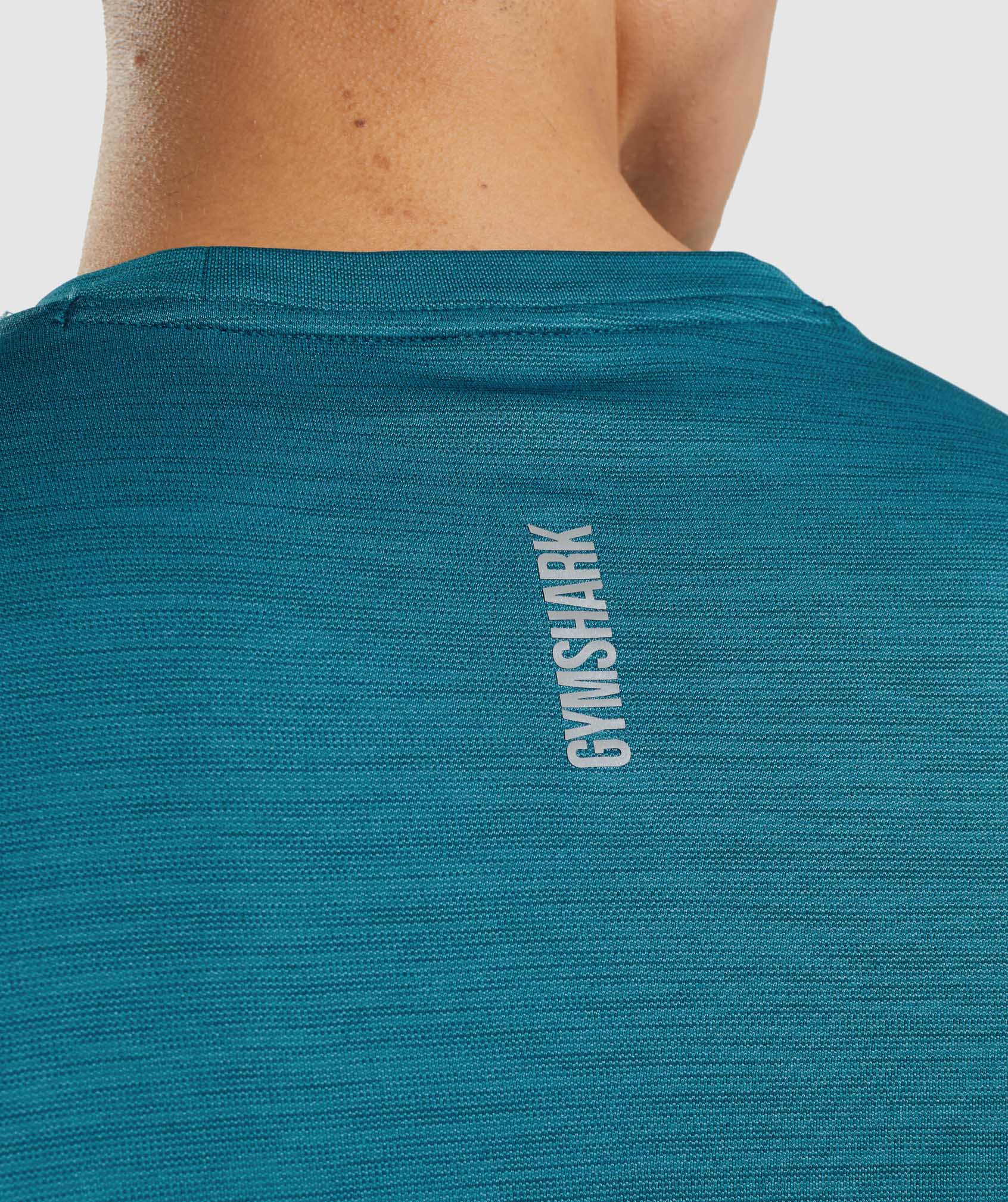 Turquoise Men's Gymshark Speed T Shirts | PDIYUF-184