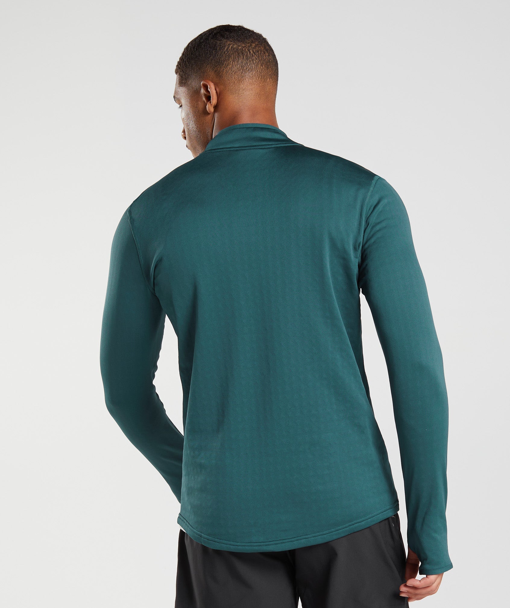 Turquoise Men's Gymshark Sport 1/4 Zip Tops | LBGPVX-167