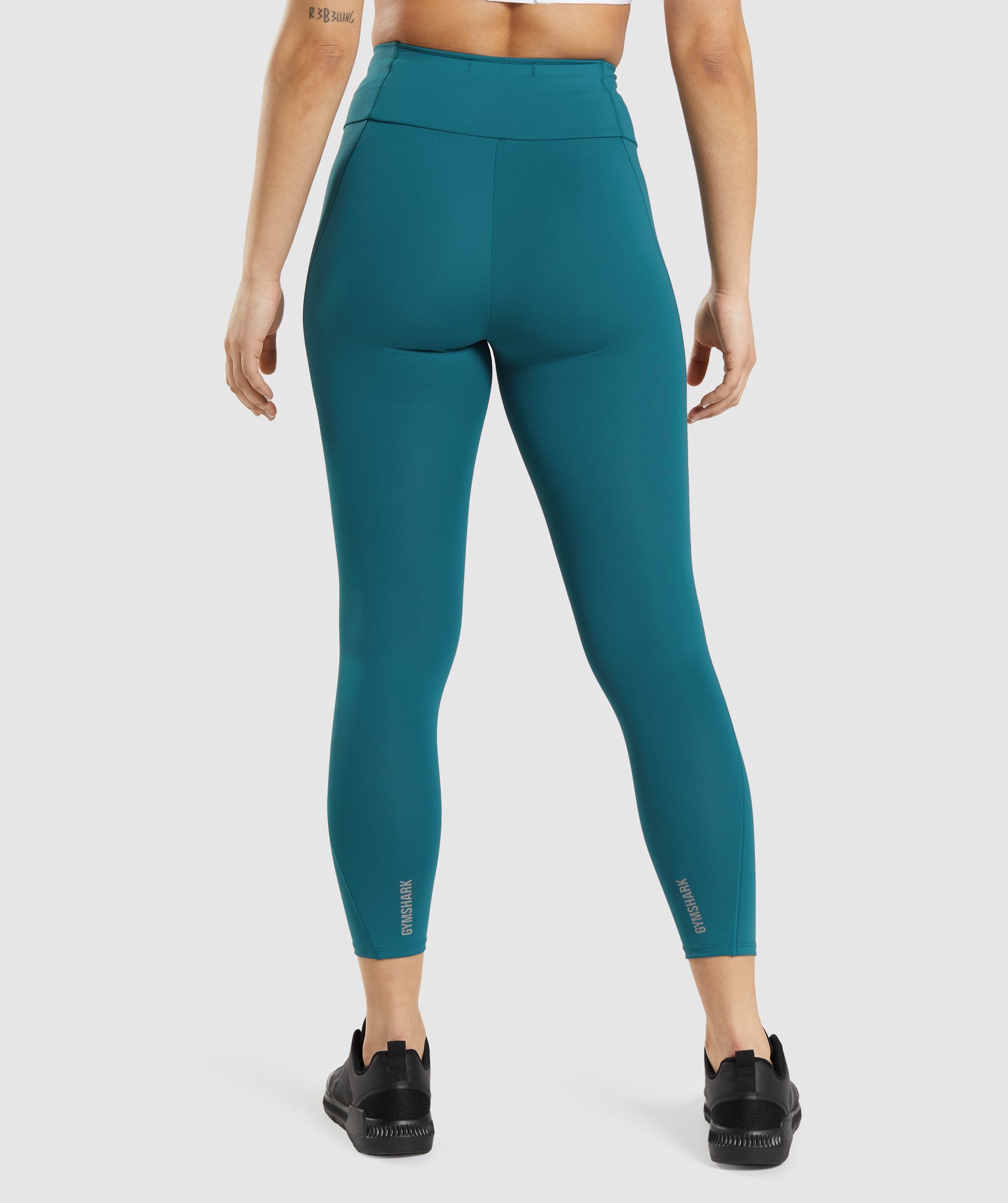 Turquoise Women's Gymshark Speed Leggings | VJUWBO-108