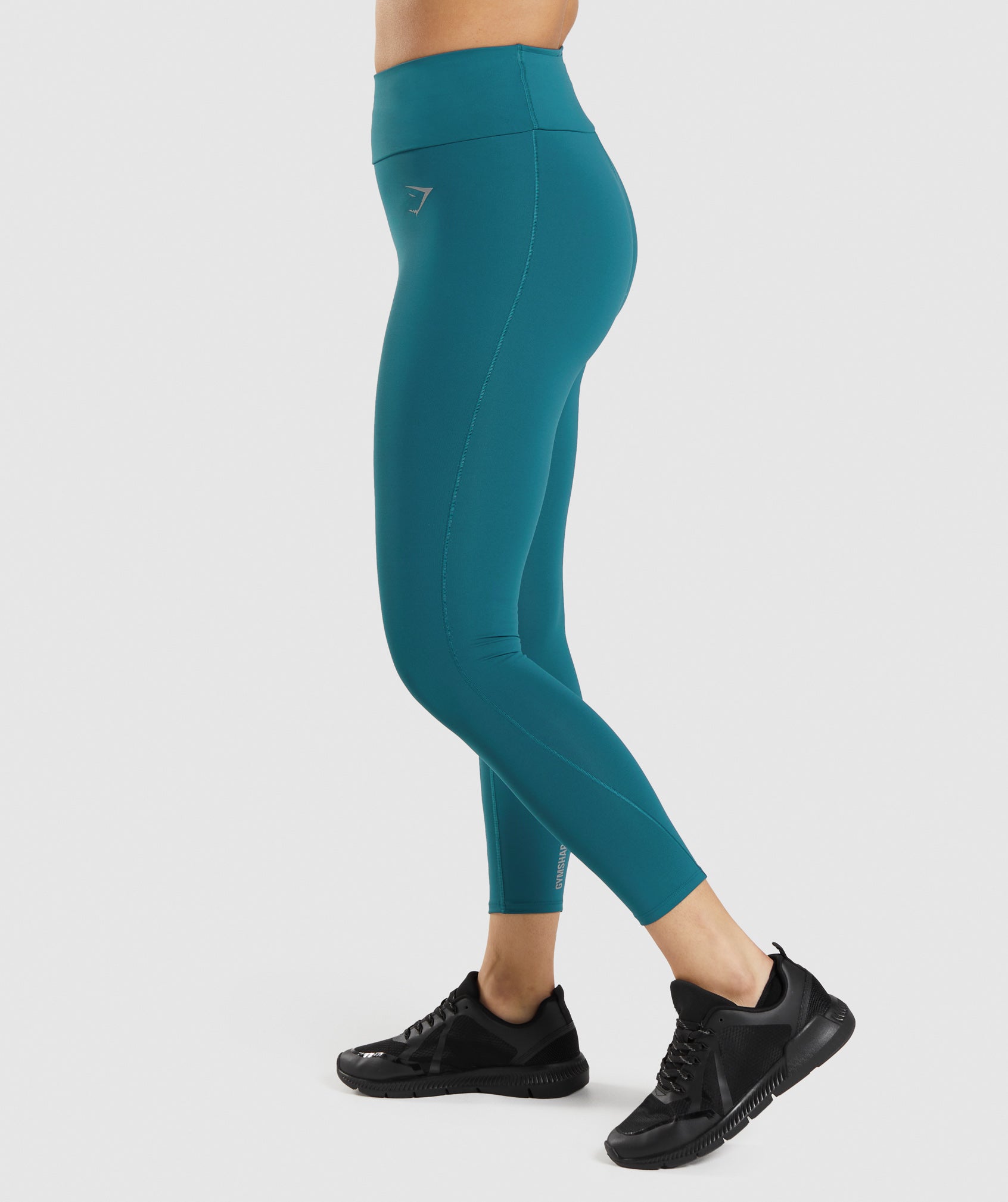 Turquoise Women's Gymshark Speed Leggings | VJUWBO-108