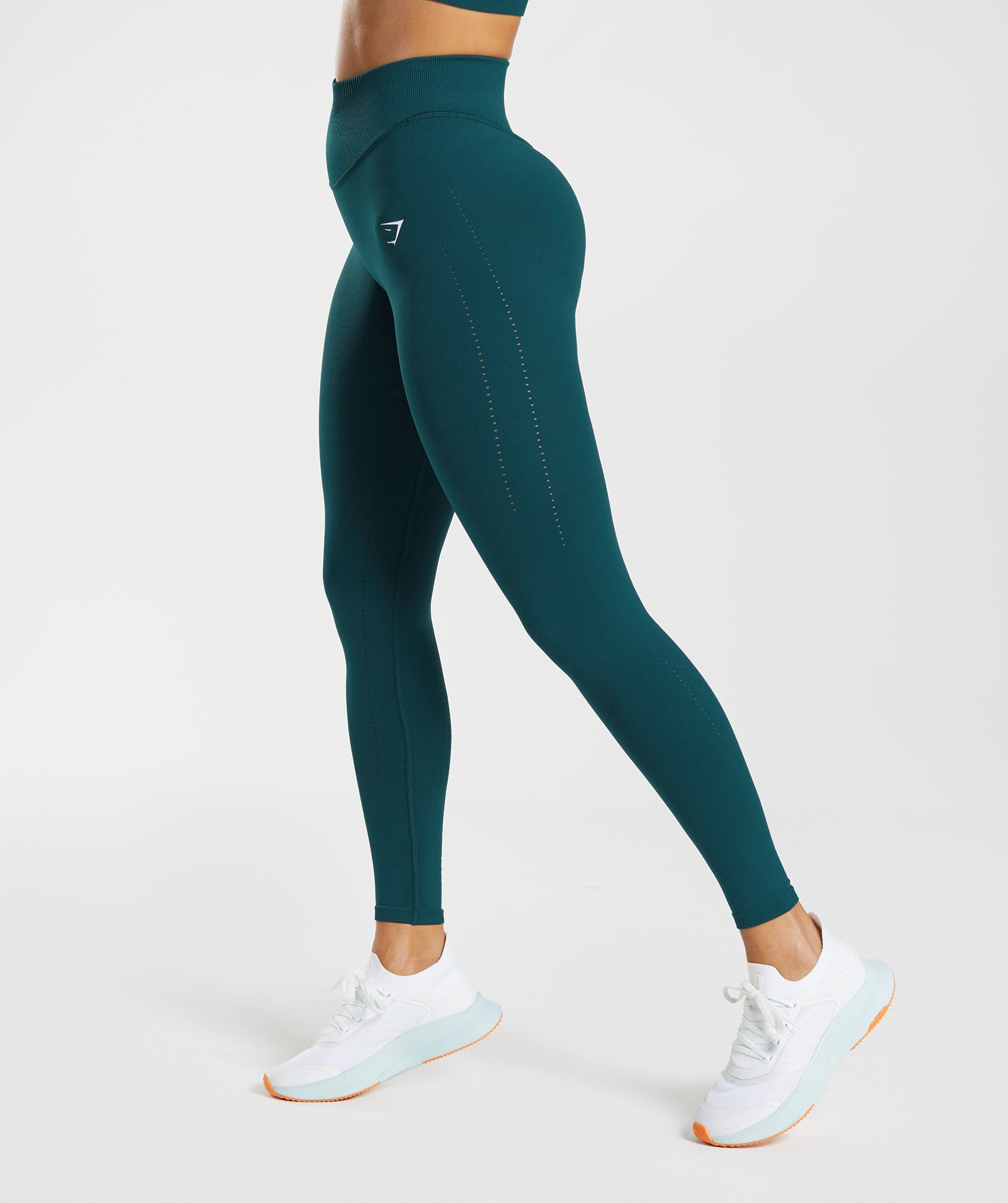 Turquoise Women's Gymshark Sweat Seamless Sculpt Leggings | JTBFRW-476