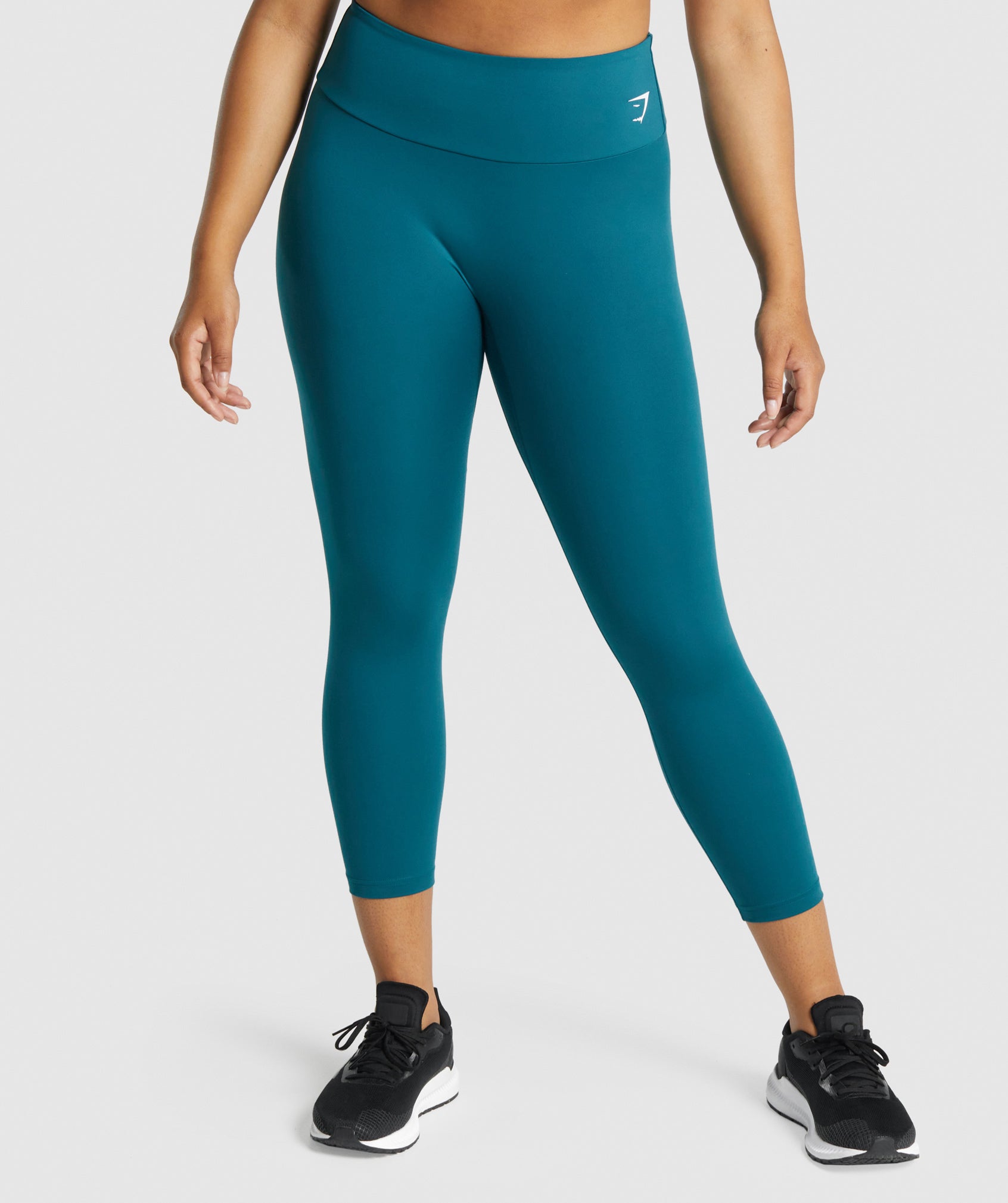 Turquoise Women\'s Gymshark Training 7/8 Leggings | XZEMOQ-216