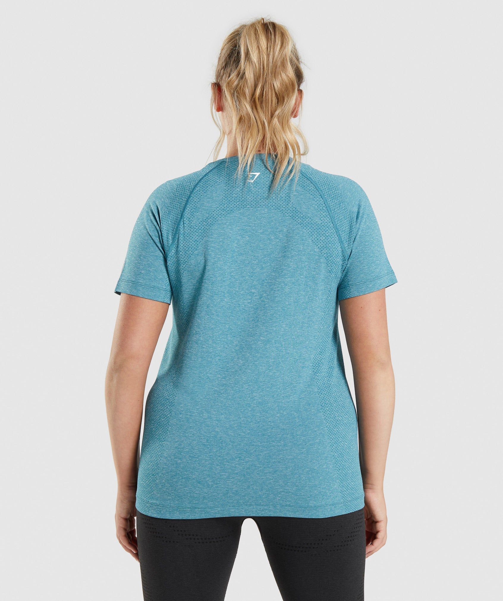 Turquoise Women's Gymshark Vital Seamless 2.0 Light T Shirts | MEWZCL-782