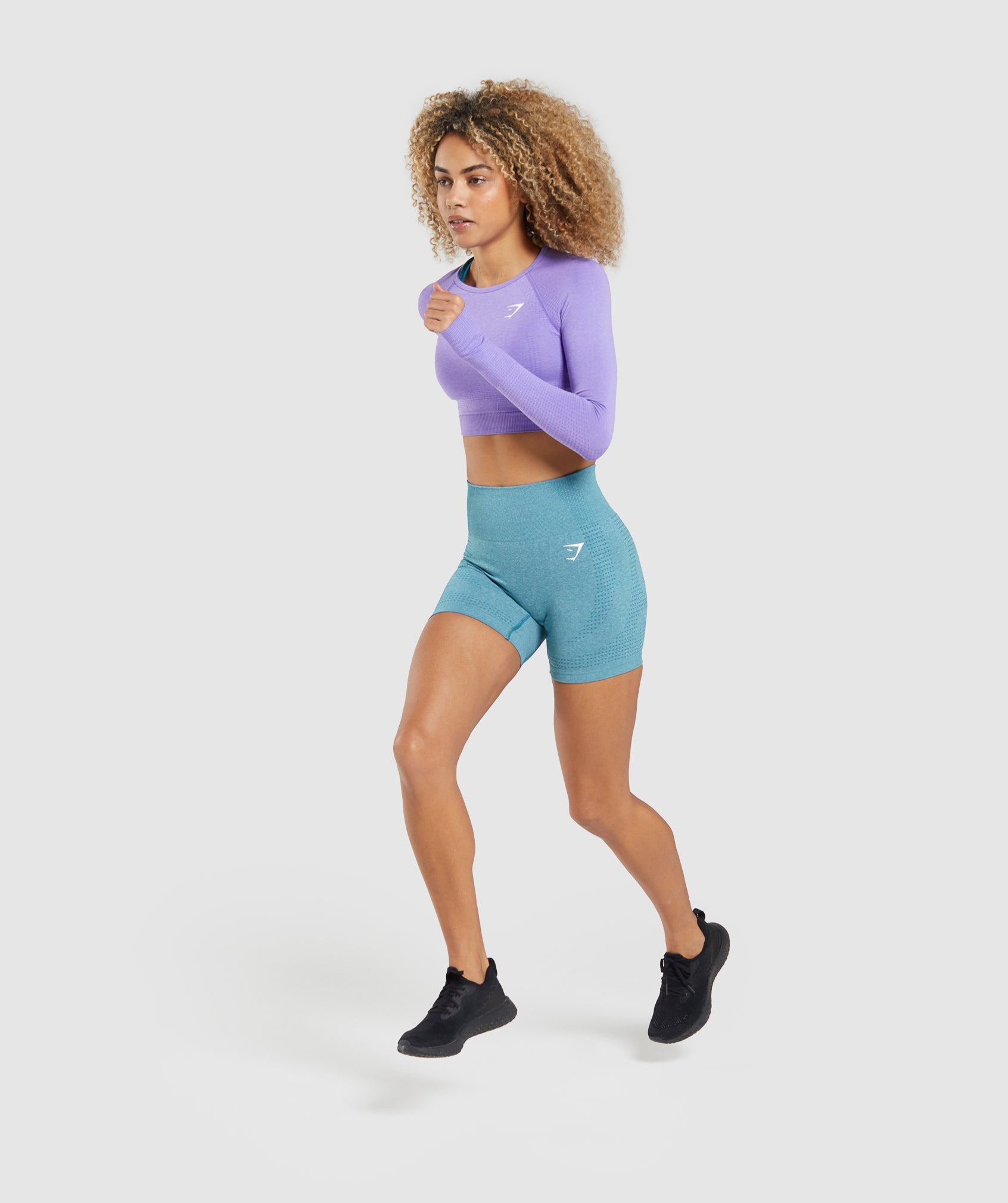 Turquoise Women's Gymshark Vital Seamless 2.0 Shorts | RCSPAJ-037